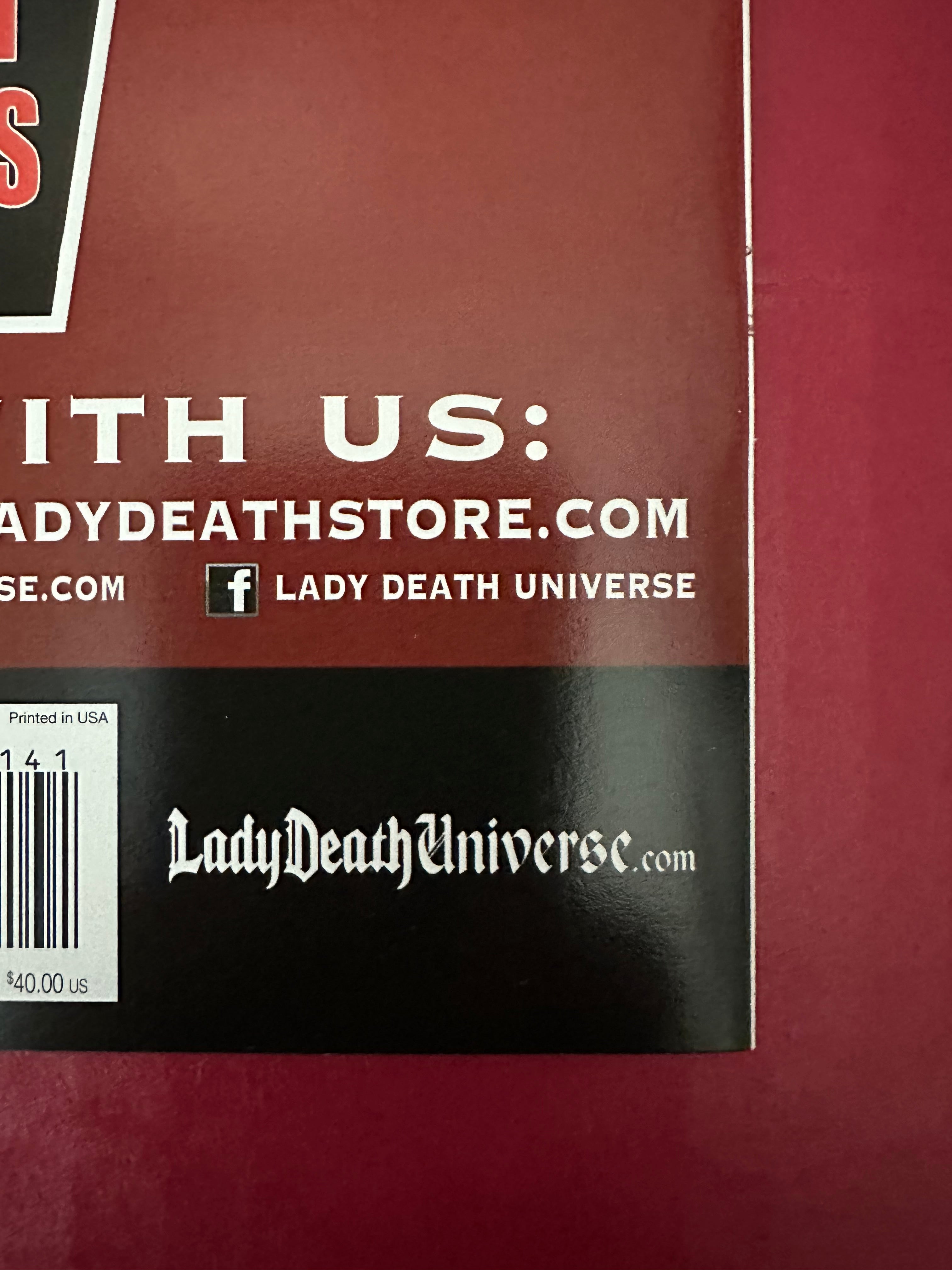 La Muerta: Retribution #1 (2018) Variant Mike Krome Naughty Maria Cover Signed with COA