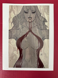 Vampirella, Vol. 6 #1 (2019) Incentive Stanley Artgerm Lau Sneak Peek Virgin Variant Cover by Ugly Monkey Comics