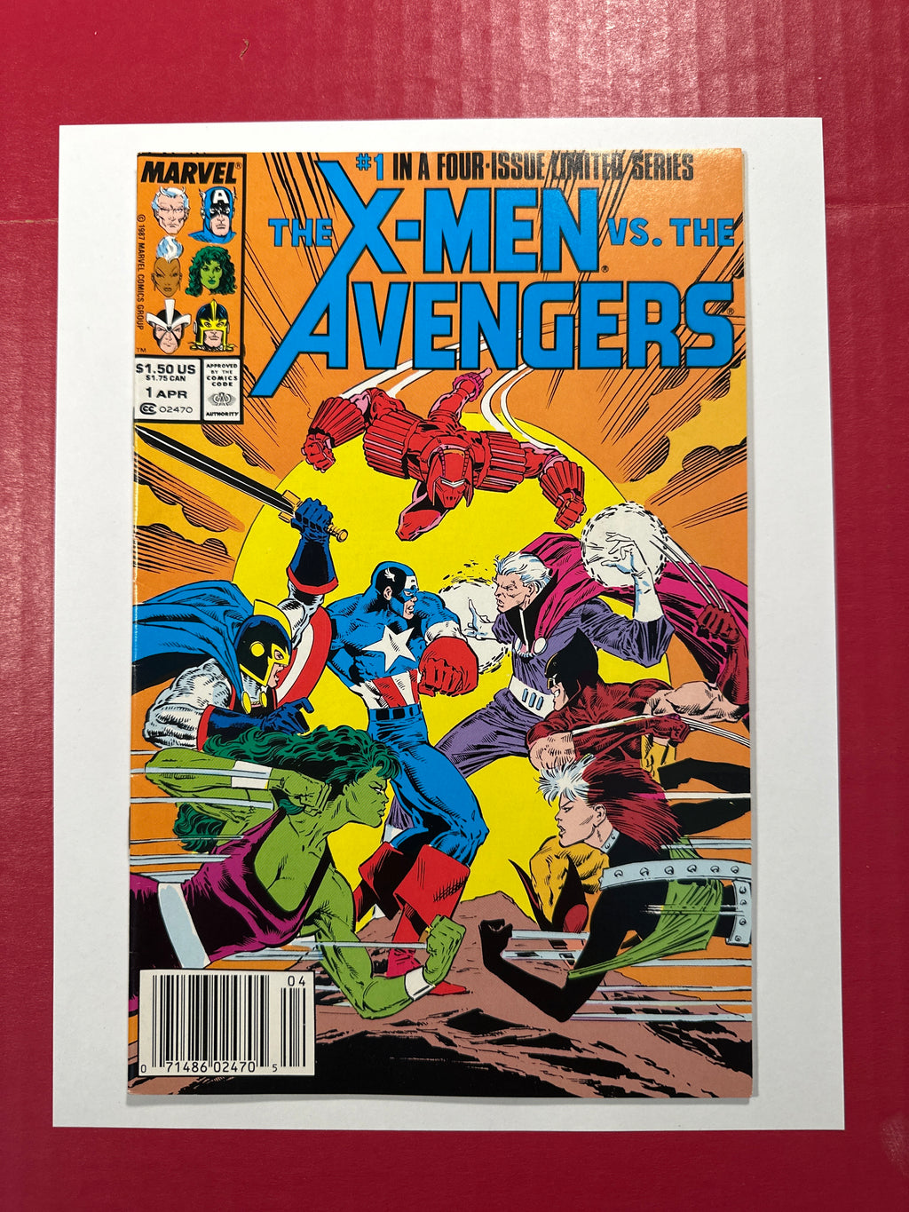 X-Men vs. Avengers #1 (Marvel Comics 1986) Newsstand Edition by Ugly Monkey Comics