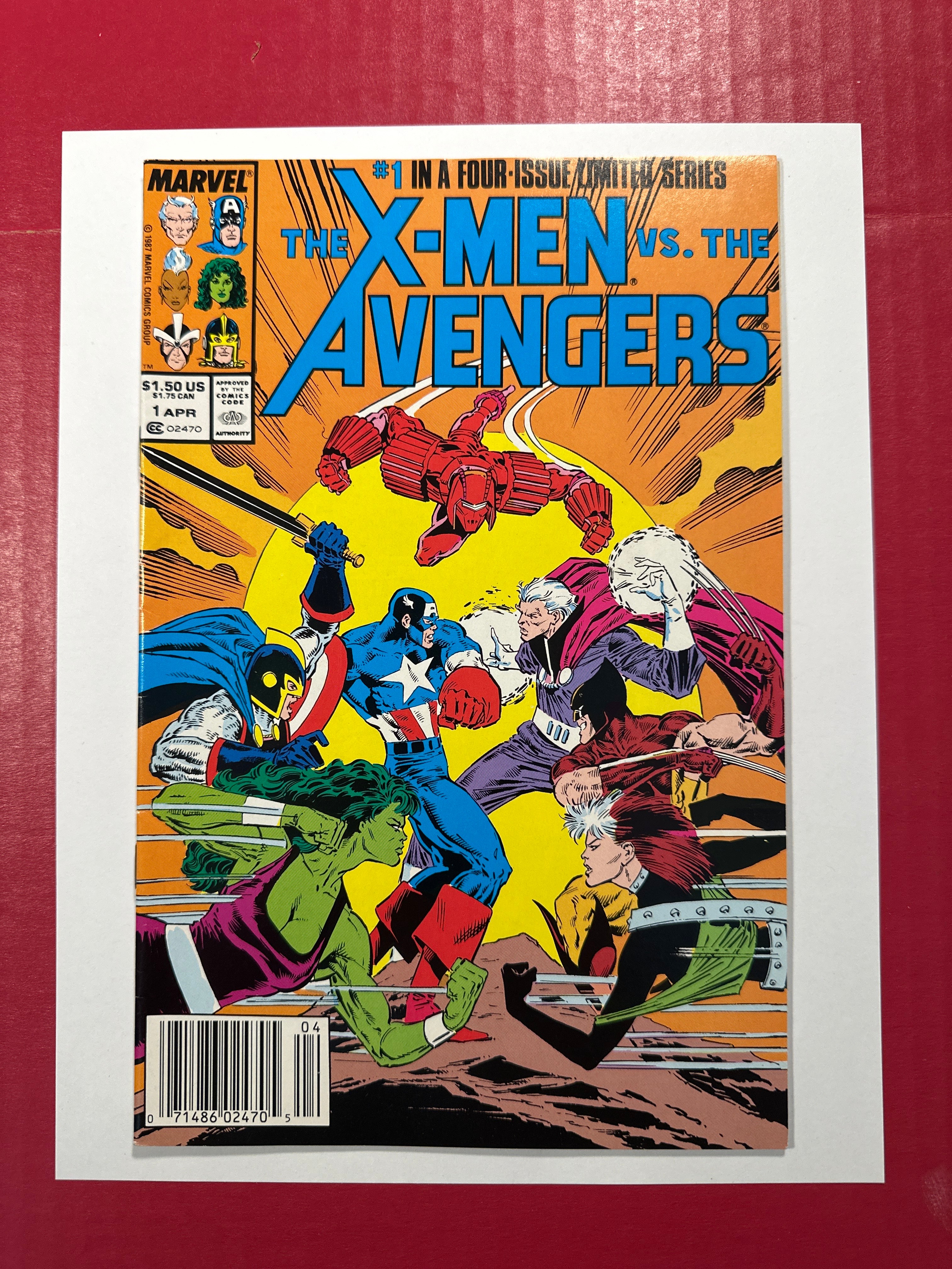 X-Men vs. Avengers #1 (Marvel Comics 1986) Newsstand Edition by Ugly Monkey Comics