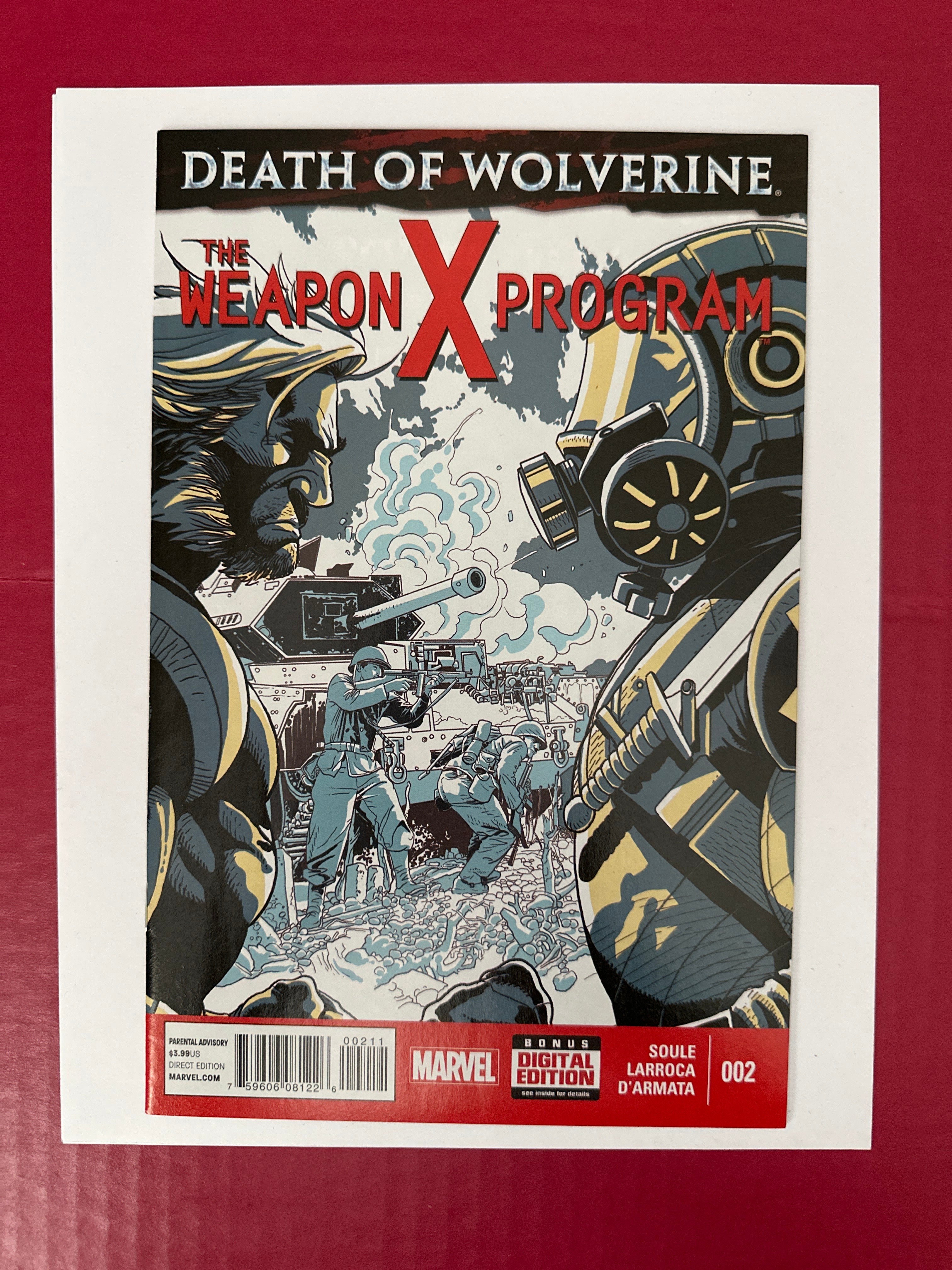 Death of Wolverine: The Weapon X Program #2 (2014 Marvel Comics) by Ugly Monkey Comics