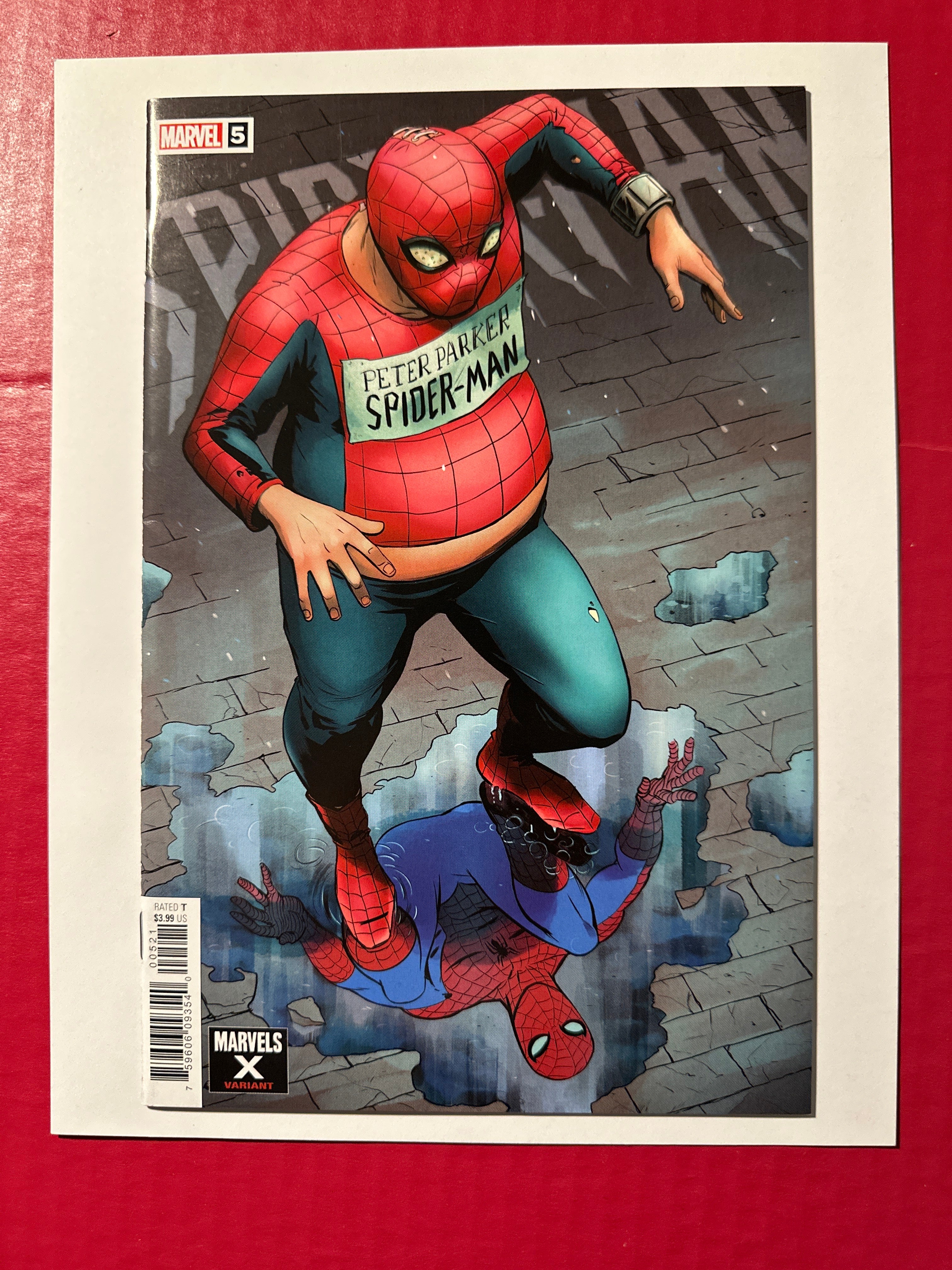 Spider-Man, Vol. 3 #5 (2020) Variant Javier Rodriguez Marvels X Cover by Ugly Monkey Comics
