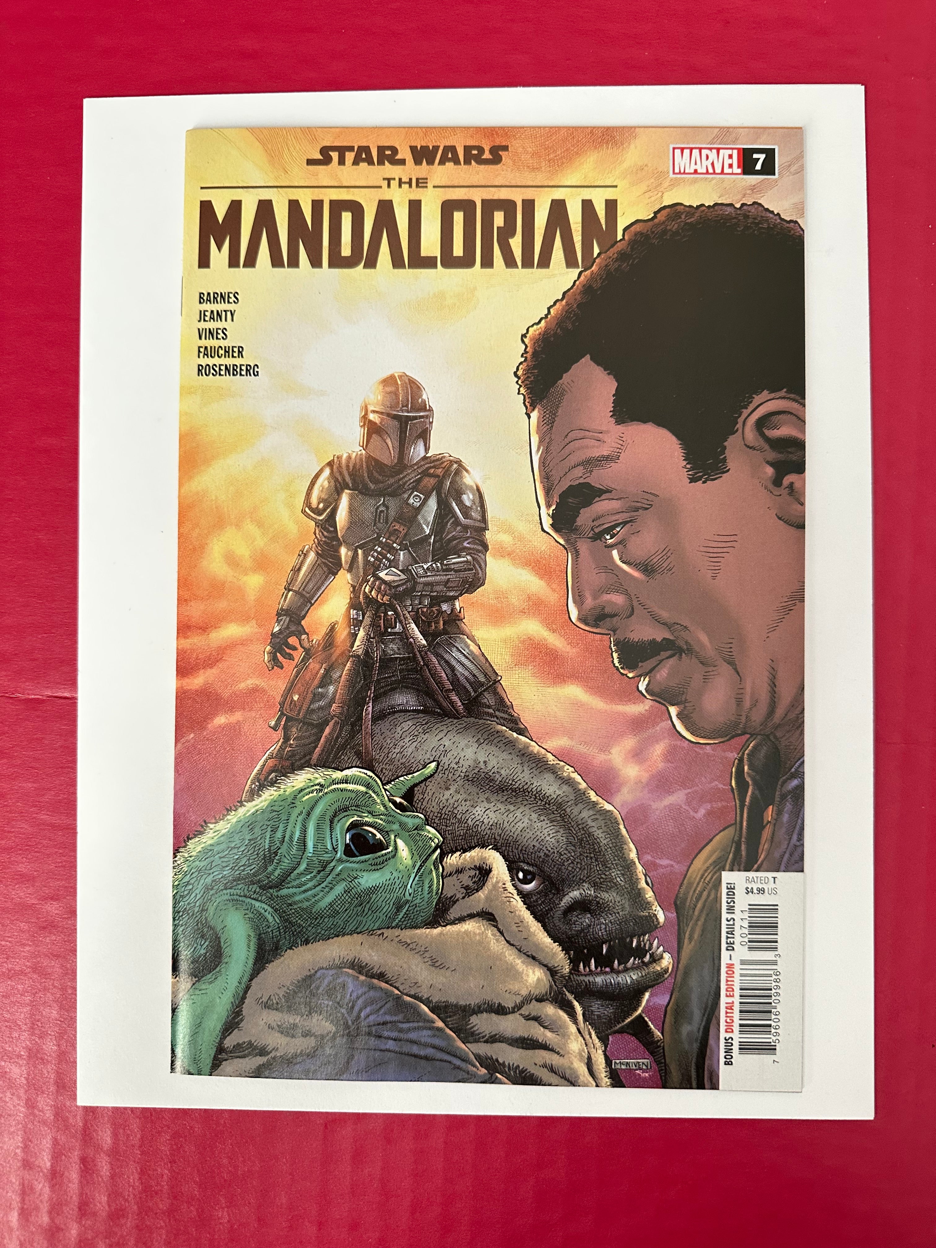 Star Wars: The Mandalorian #7A (2023) 1st app. Moff Gideon, Death of Kuiil by Ugly Monkey Comics