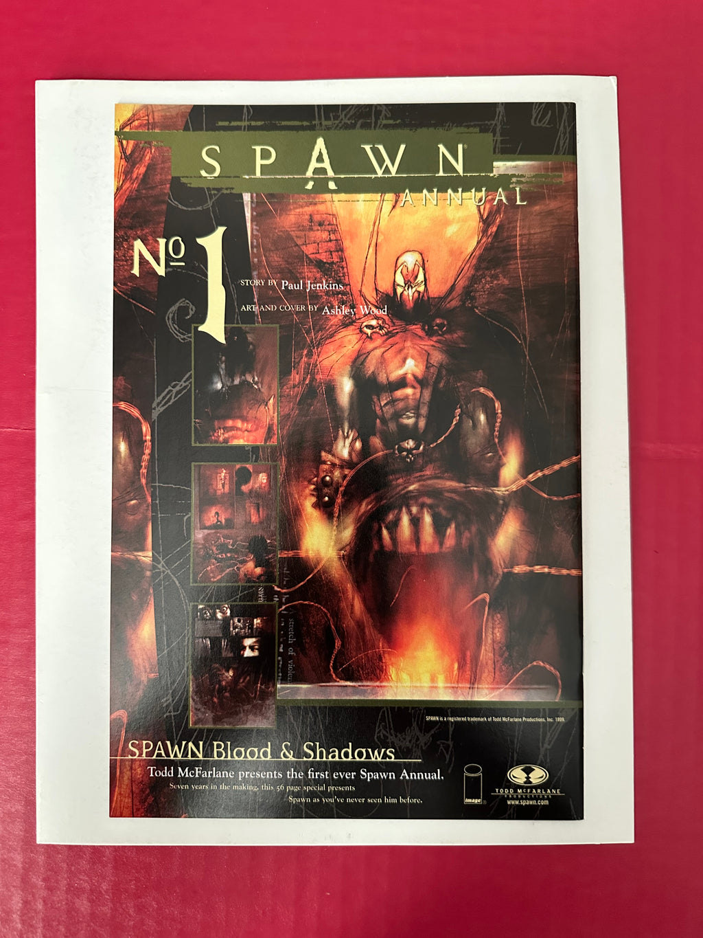 Spawn: The Dark Ages #2 (1999) Liam McCormick-Sharp Cover by Ugly Monkey Comics