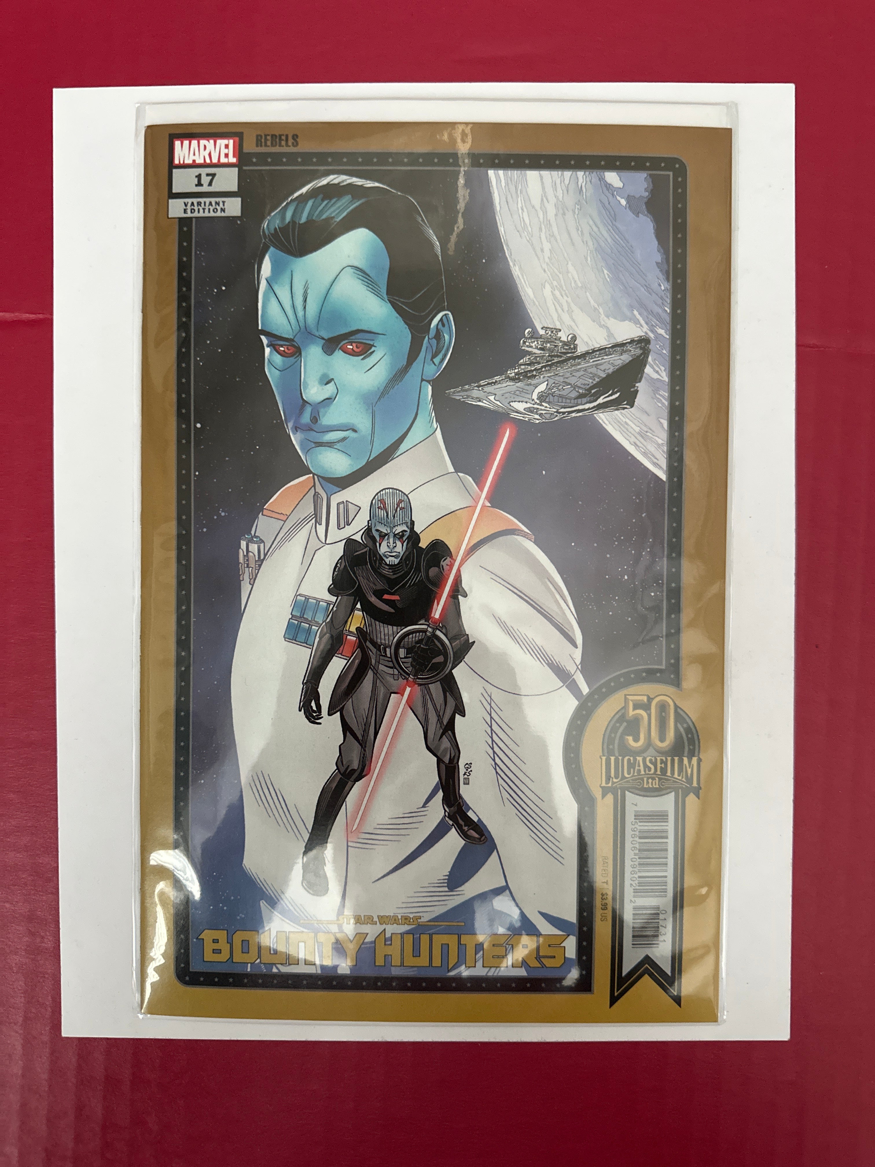 Lot of 10 Star Wars Bounty Hunters (2022) Lucasfilm 50th Anniversary Variants by Ugly Monkey Comics