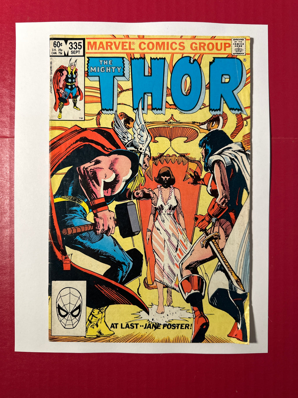 Thor, Vol. 1 #335 (Marvel Comics 1983) Direct Edition by Ugly Monkey Comics