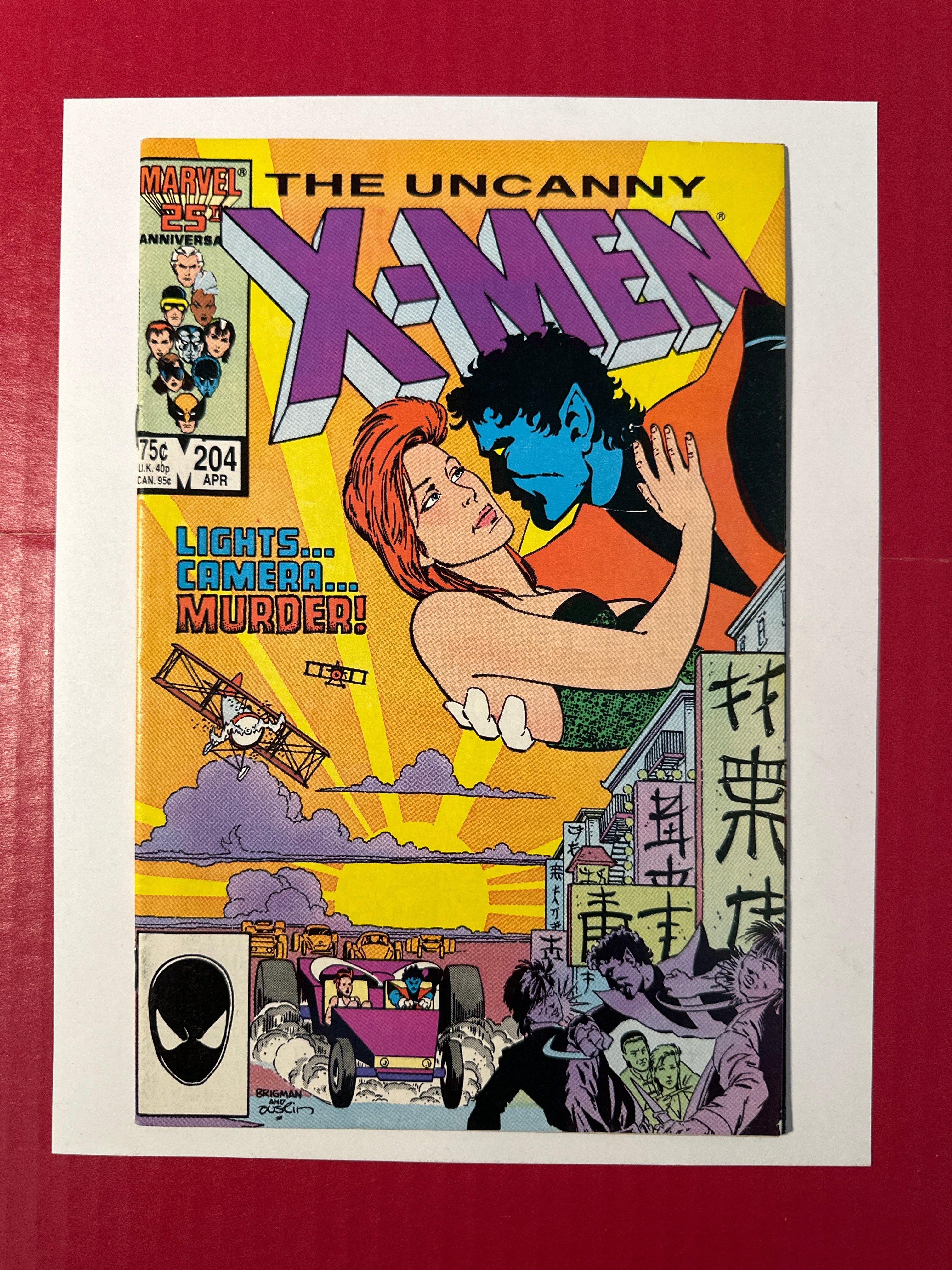 The Uncanny X-Men, Vol. 1 #204 (Marvel Comics 1986) Direct Edition by Ugly Monkey Comics