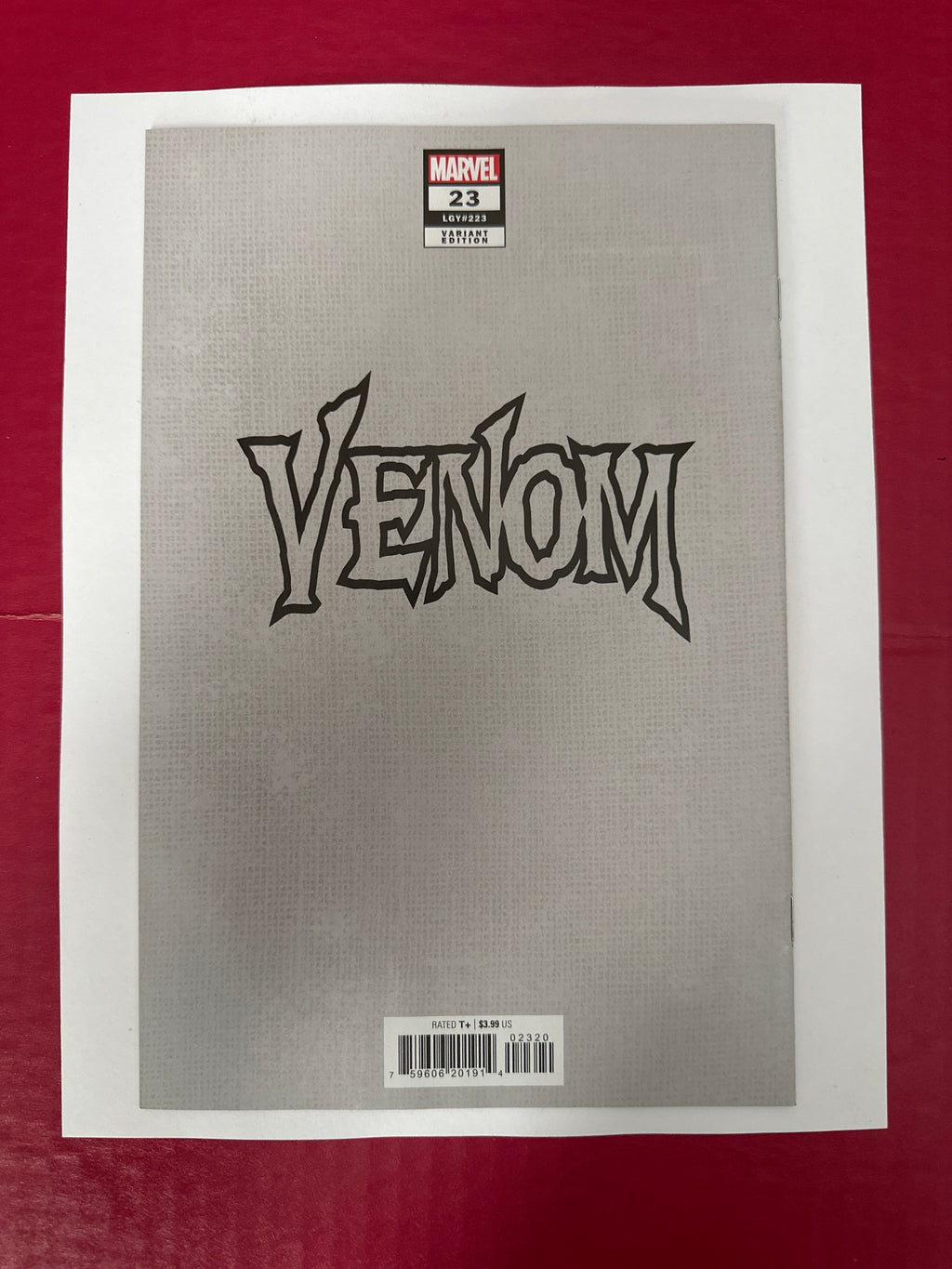 Venom, Vol. 5 #23L (Marvel Comics 2023) Lashley Incentive Virgin Variant (1:200) by Ugly Monkey Comics