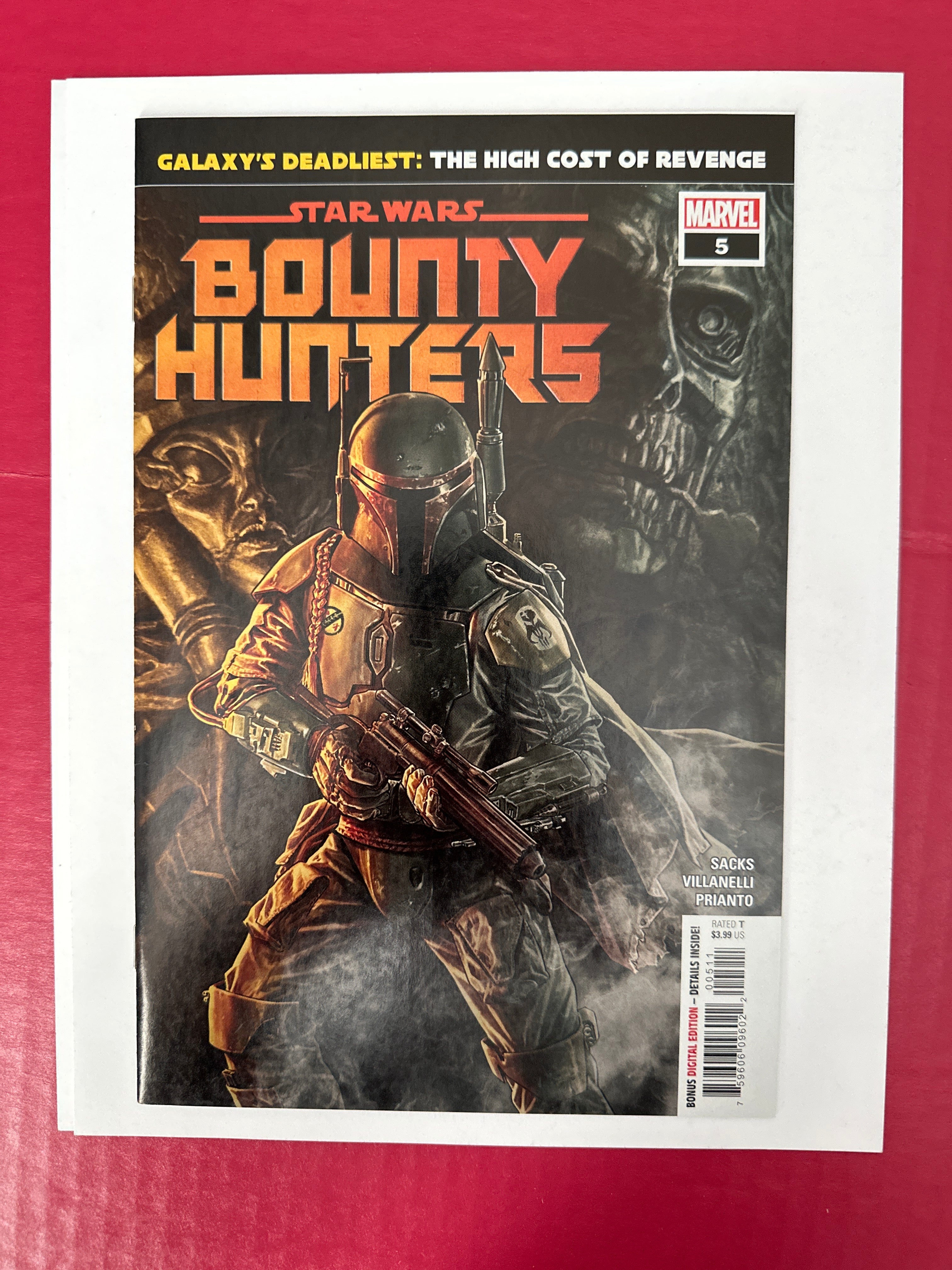 Star Wars Bounty Hunters Marvel Comics 2020 Issue 5A Featuring Boba Fett Valance by Ugly Monkey Comics