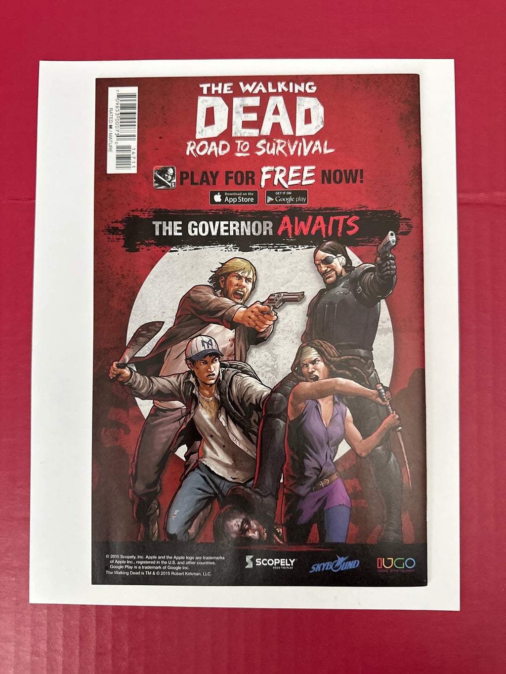 The Walking Dead #147 (Image Comics 2015) Charlie Adlard & Dave Stewart Cover by Ugly Monkey Comics