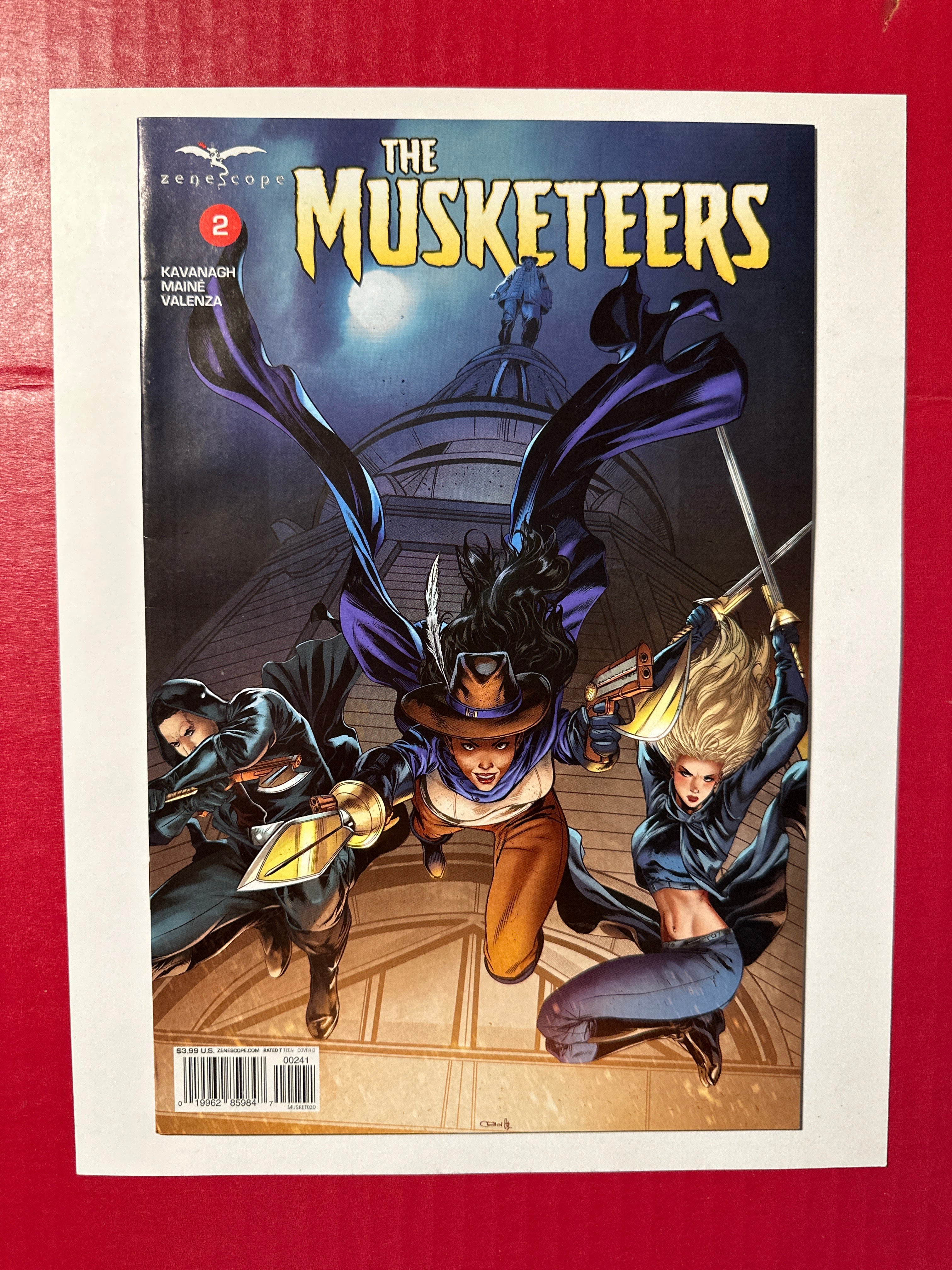 Musketeers #2D (Zenescope Ent. 2018) Caanan White Variant by Ugly Monkey Comics