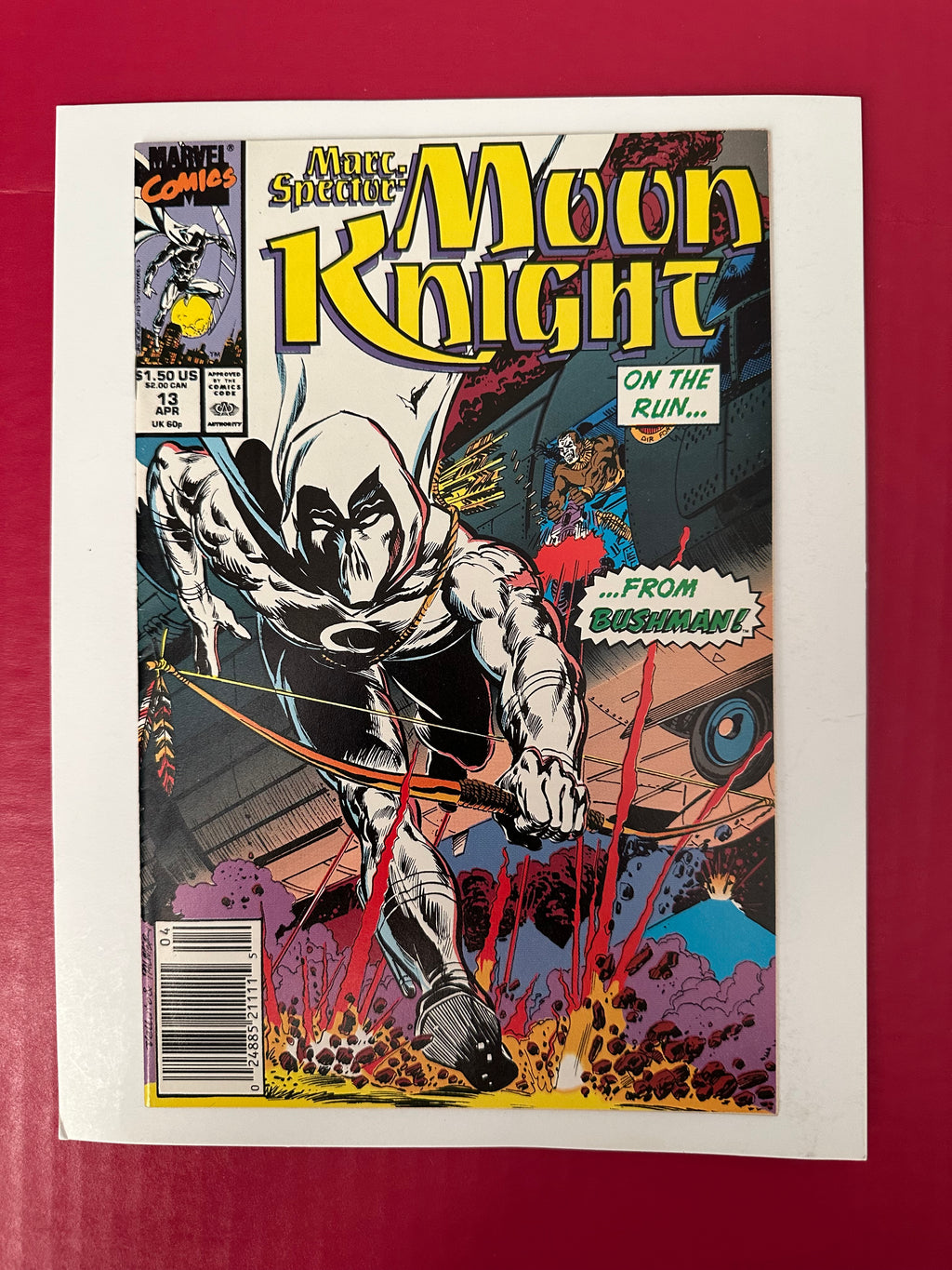 Marc Spector: Moon Knight #13 (1990) Newsstand by Ugly Monkey Comics