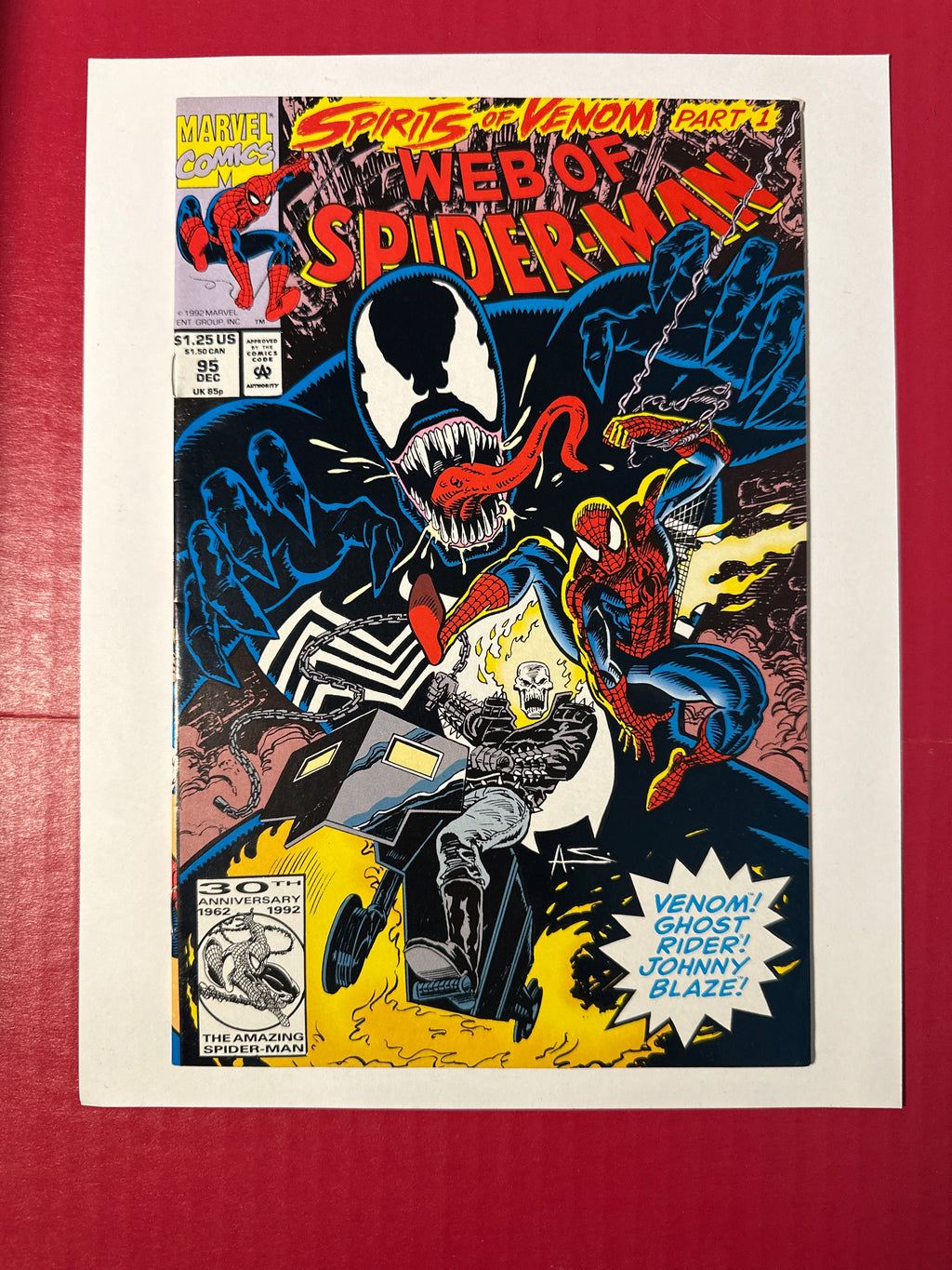 Web of Spider-Man, Vol. 1 #95 (Marvel Comics 1992) Direct Edition by Ugly Monkey Comics