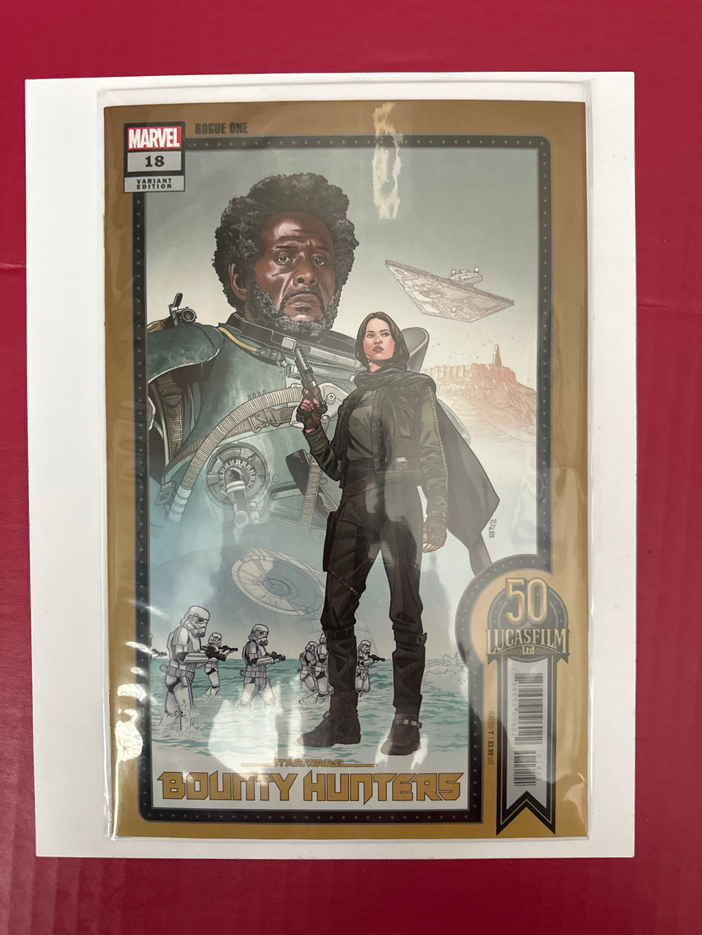 Lot of 10 Star Wars Bounty Hunters (2022) Lucasfilm 50th Anniversary Variants by Ugly Monkey Comics