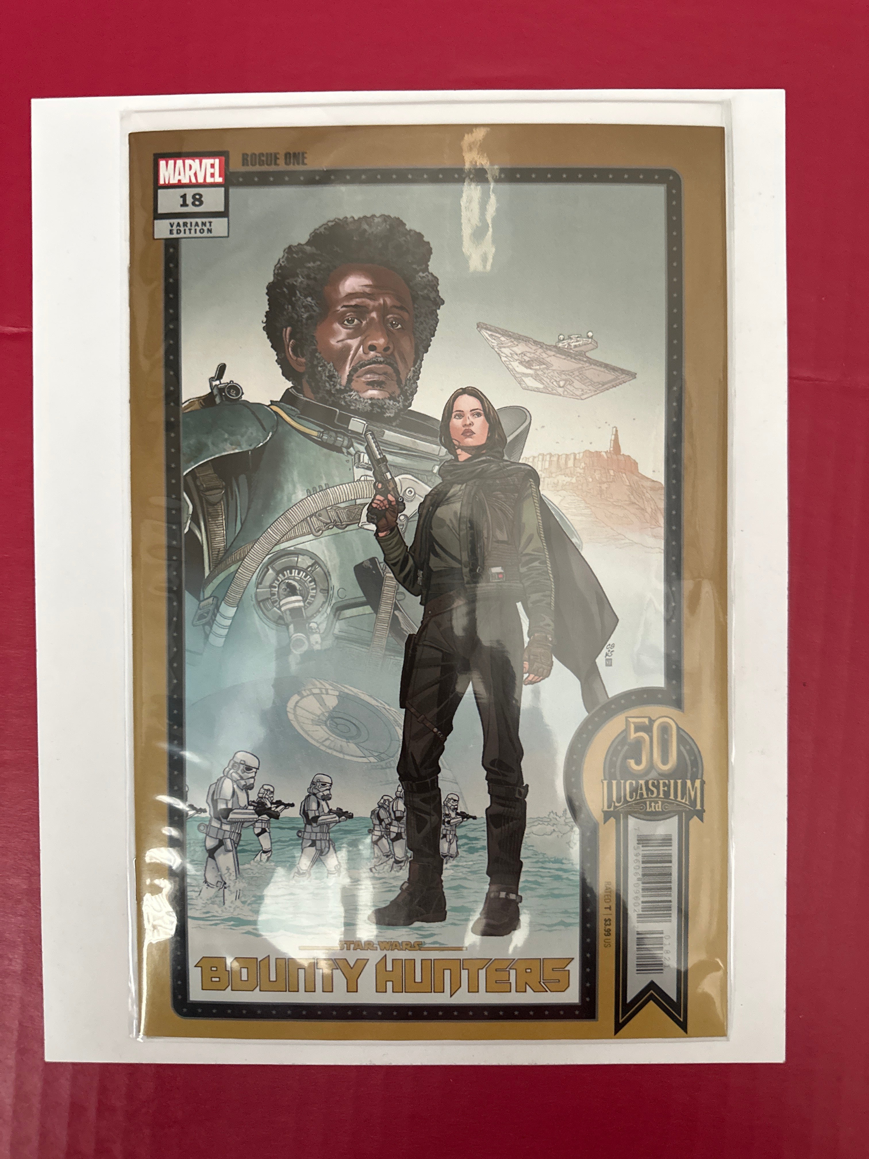 Lot of 10 Star Wars Bounty Hunters (2022) Lucasfilm 50th Anniversary Variants by Ugly Monkey Comics
