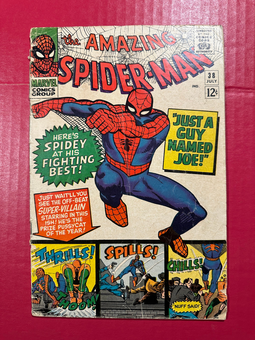 The Amazing Spider-Man, Vol. 1 #38 (Marvel Comics 1966) 2nd cameo Mary Jane by Ugly Monkey Comics