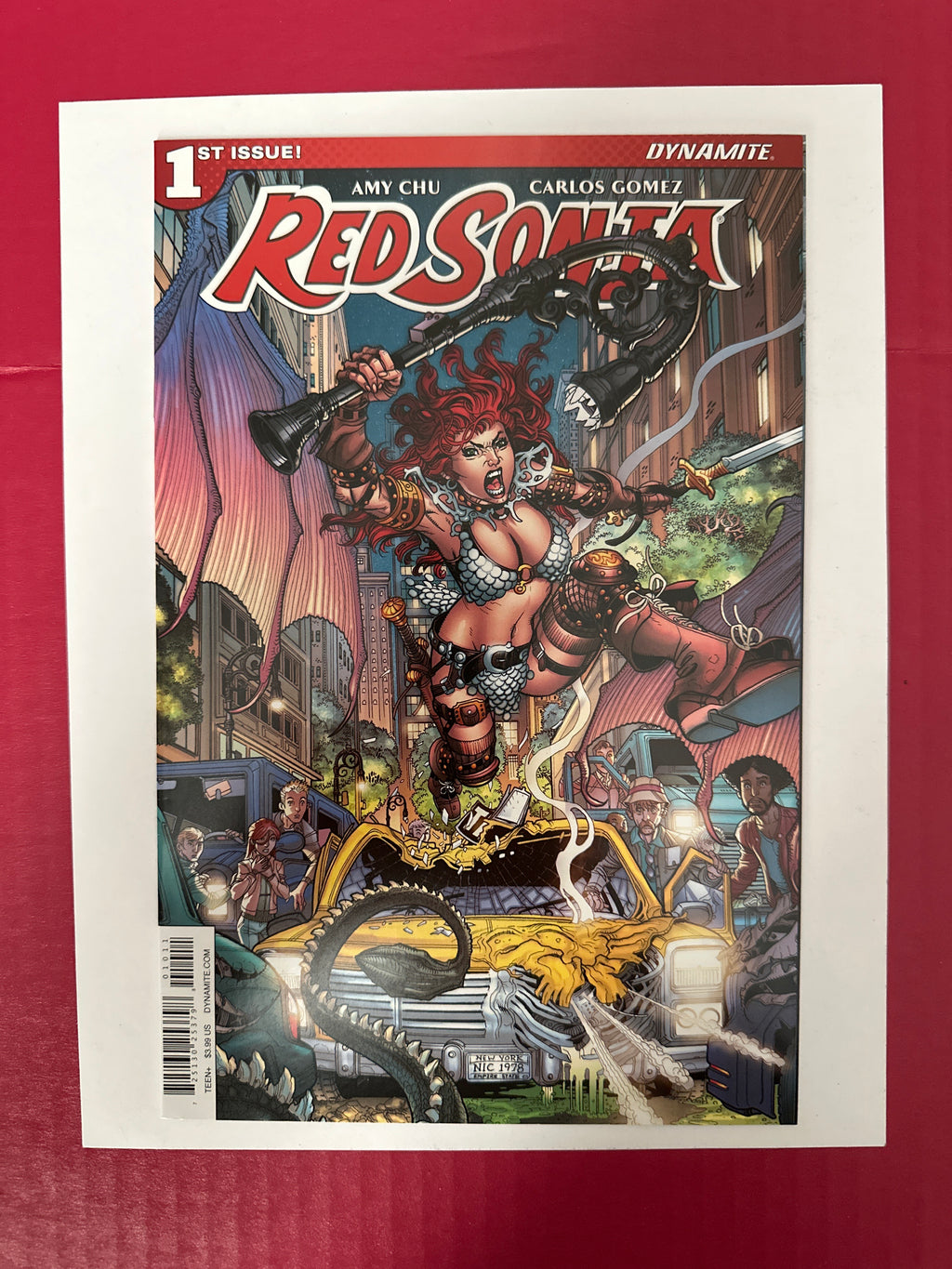 Red Sonja, Vol. 4 #1A (Dynamite Entertainment 2017) Regular Nick Bradshaw Cover by Ugly Monkey Comics