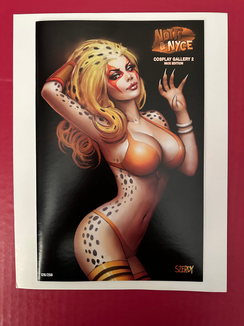 Notti & Nyce Cosplay Gallery #2 (2021) Szerdy Thunder Cat Naughty Variant 126/250 by Ugly Monkey Comics