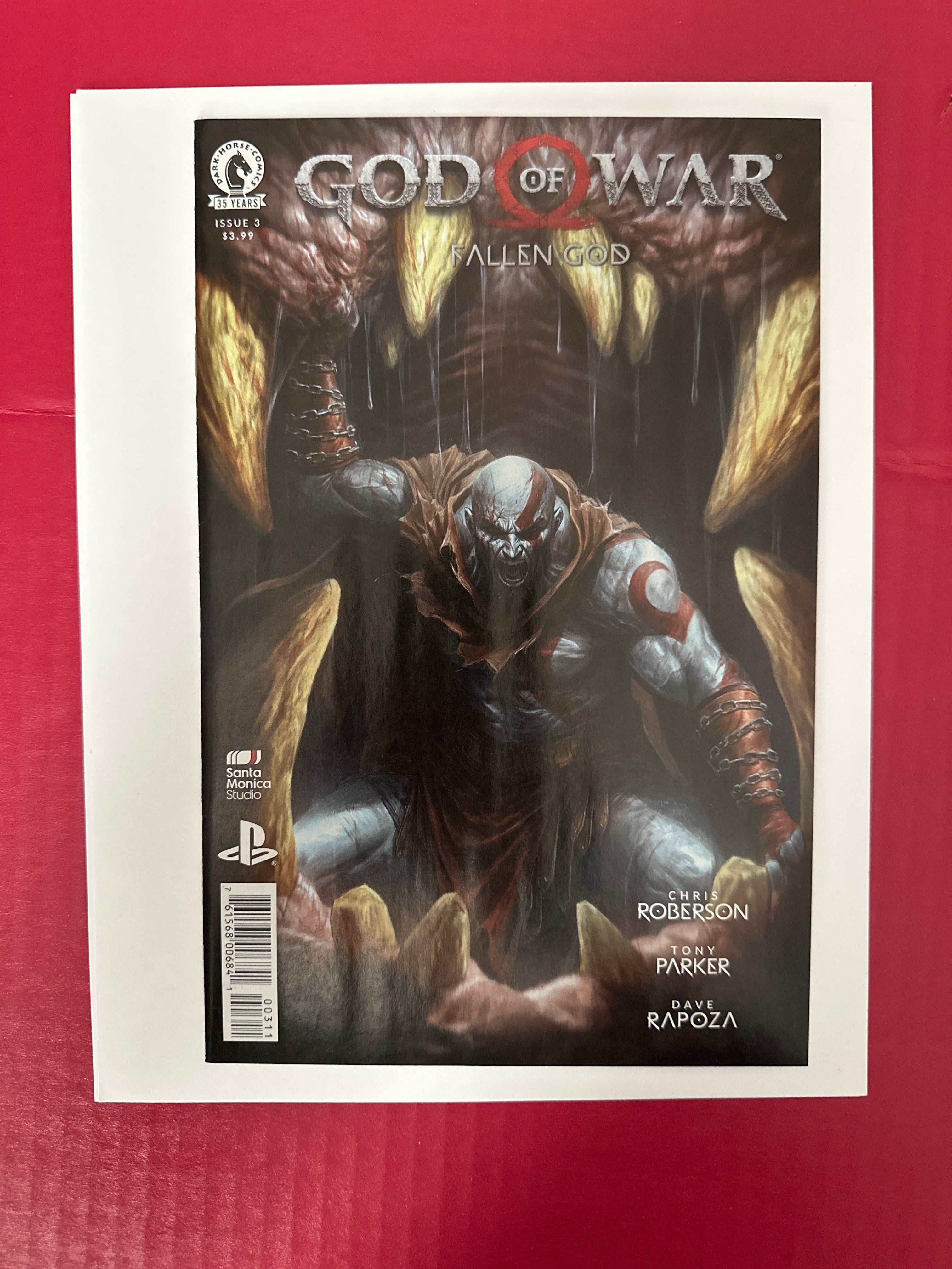 God of War: Fallen God #3 (Dark Horse Comics 2021) by Ugly Monkey Comics