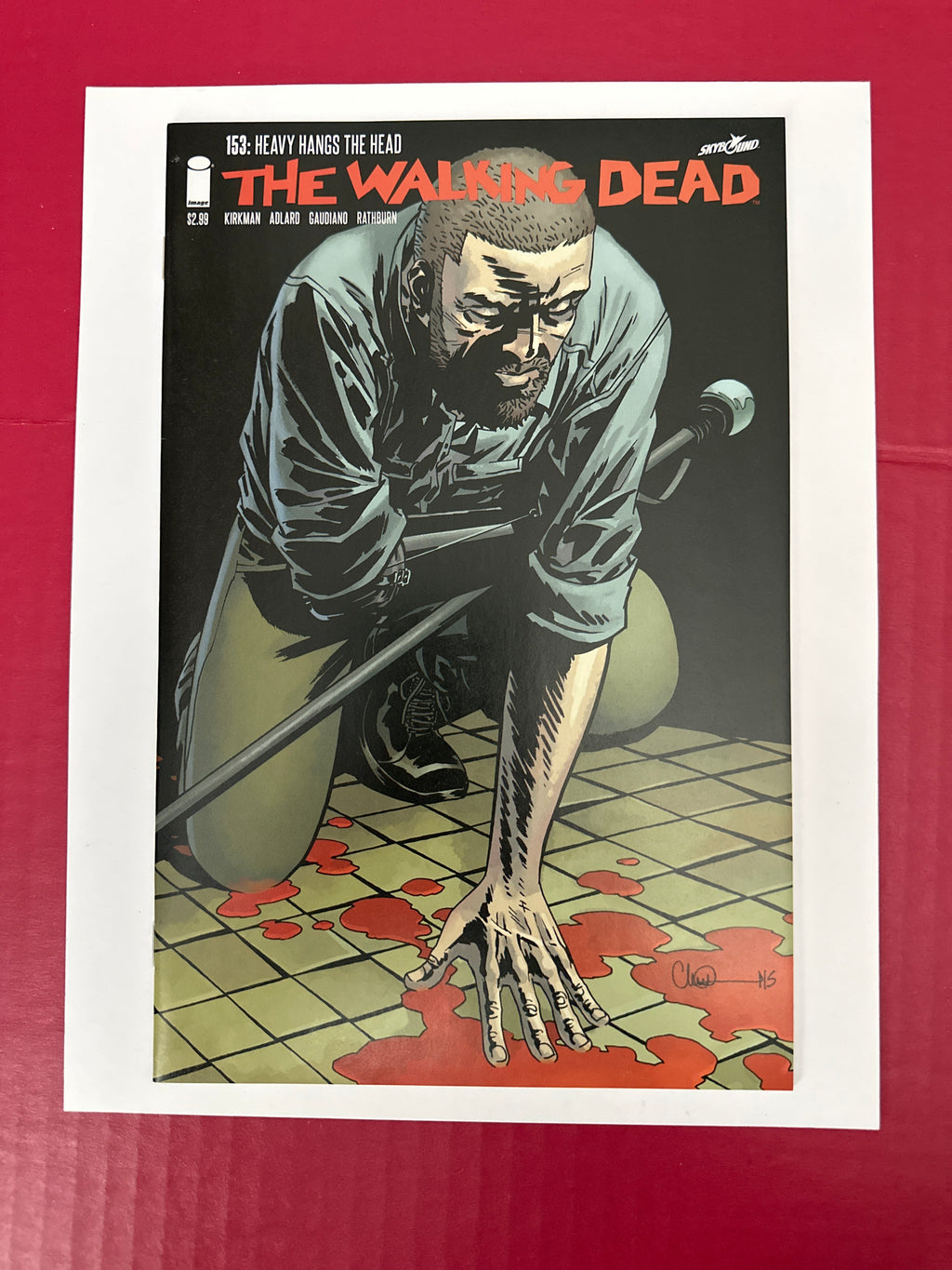 The Walking Dead #153 (Image Comics 2016) Charlie Adlard & Dave Stewart Cover by Ugly Monkey Comics