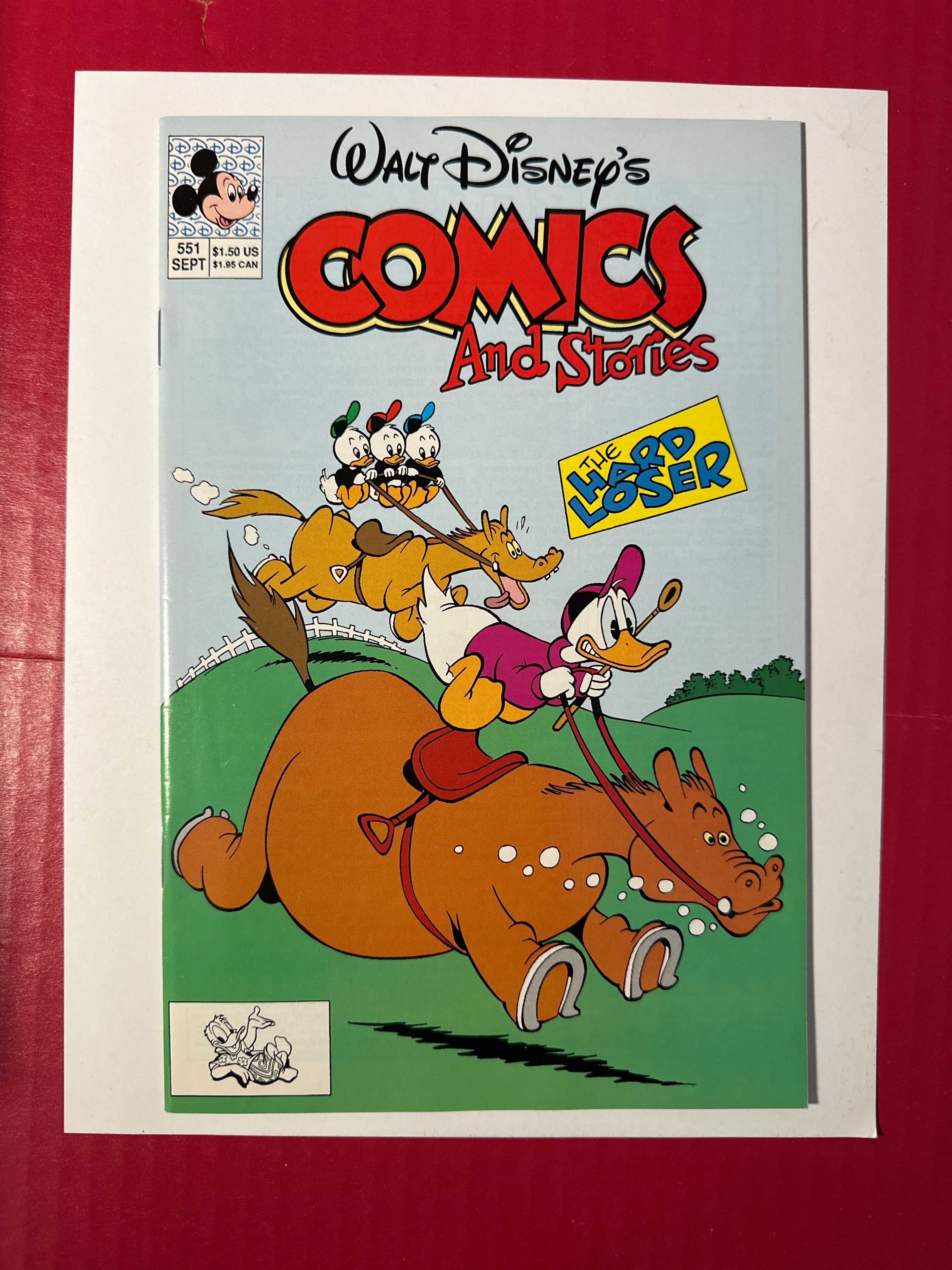 Walt Disney's Comics and Stories #551 (Western Publishing Co. 1990) by Ugly Monkey Comics