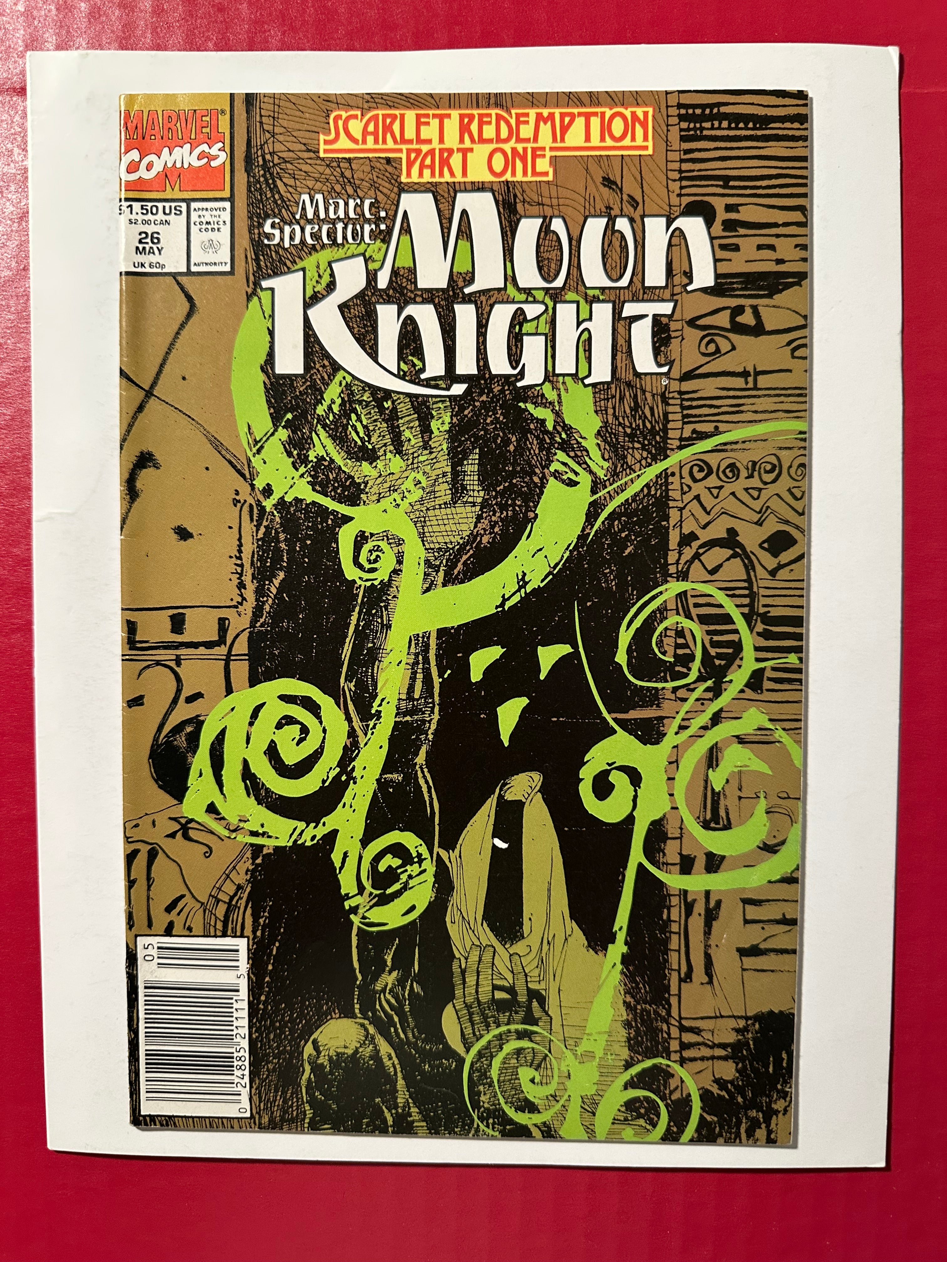 Marc Spector: Moon Knight #26 (1991) Newsstand