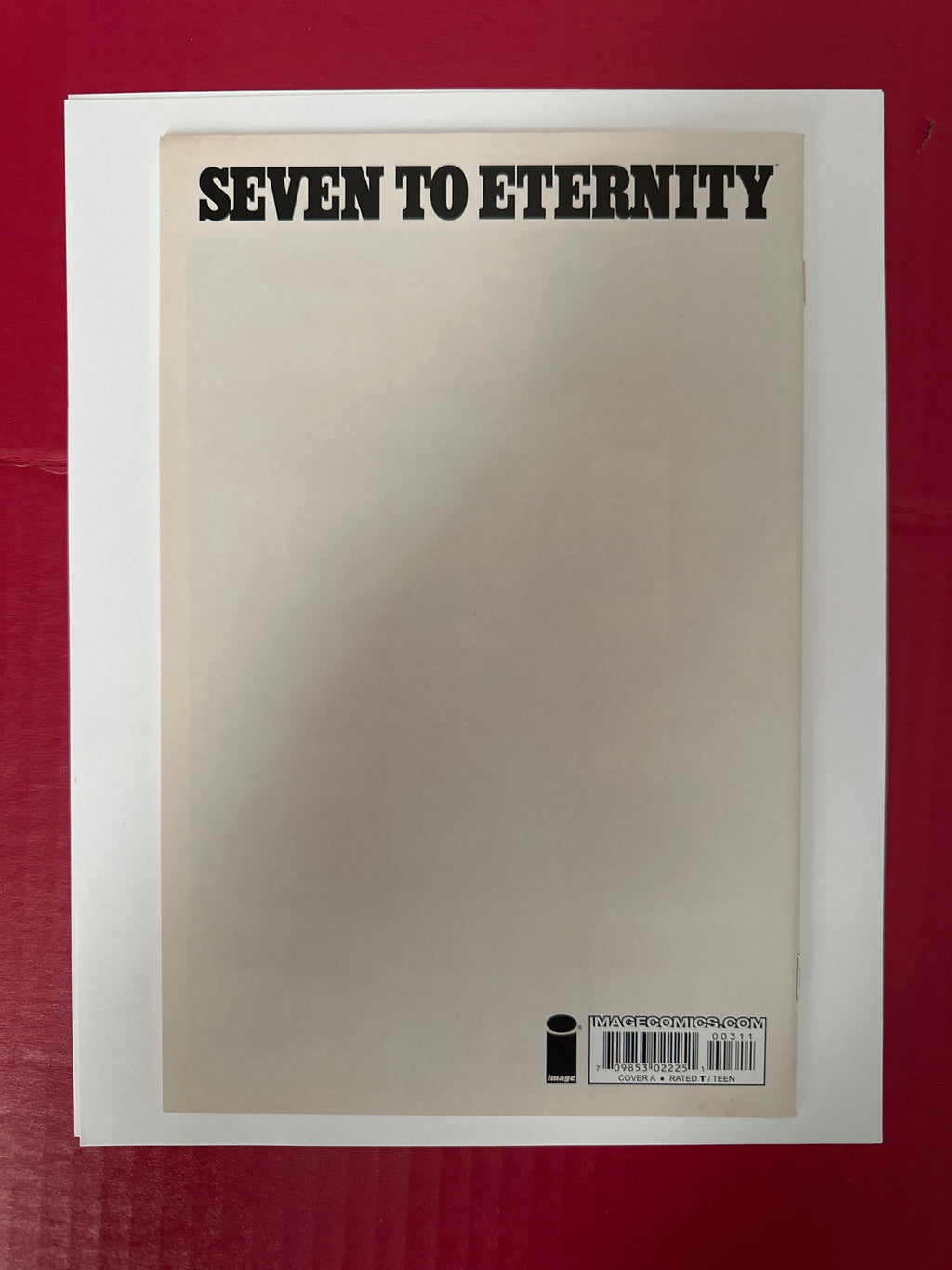 Seven To Eternity #3A (Image Comics 2016) by Ugly Monkey Comics