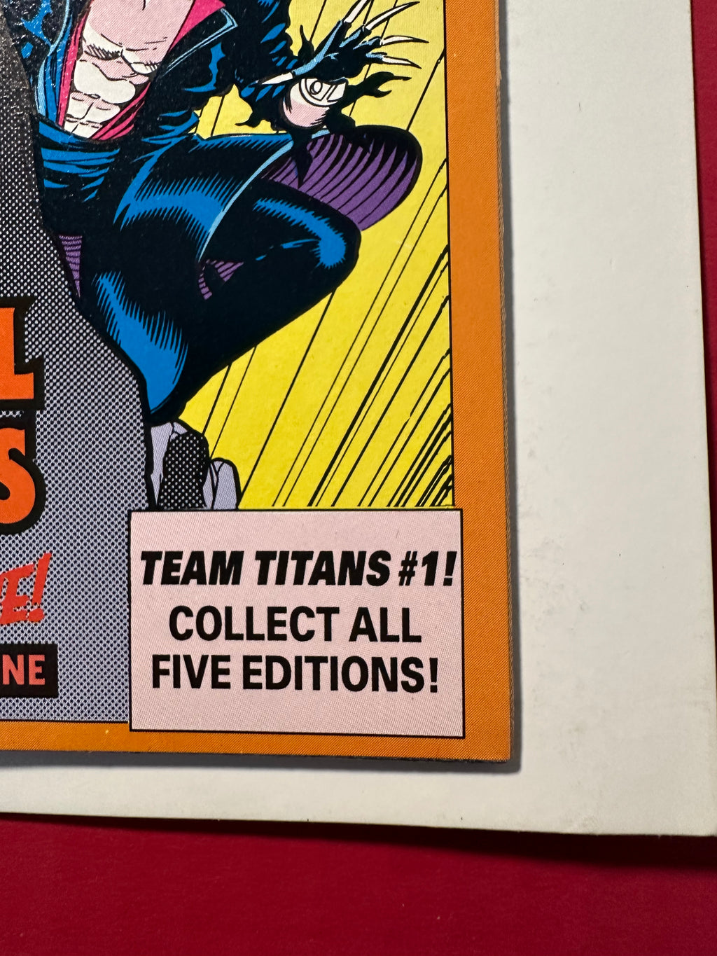 Team Titans #1 (1992) Key Signed by Marv Wolfman