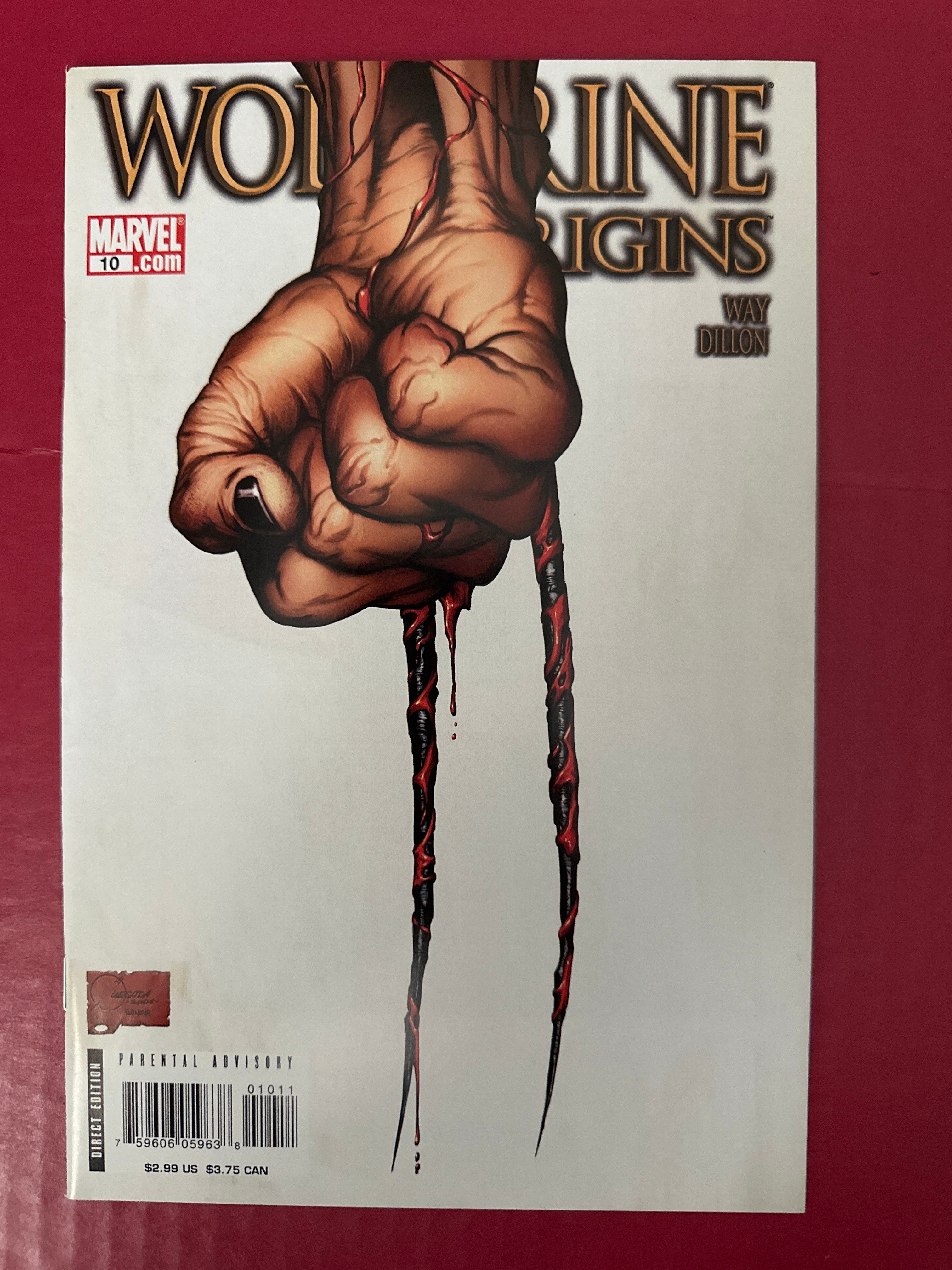 Wolverine: Origins #10A (2007) 1st full app. Daken (Akihiro) (in disguise) by Ugly Monkey Comics