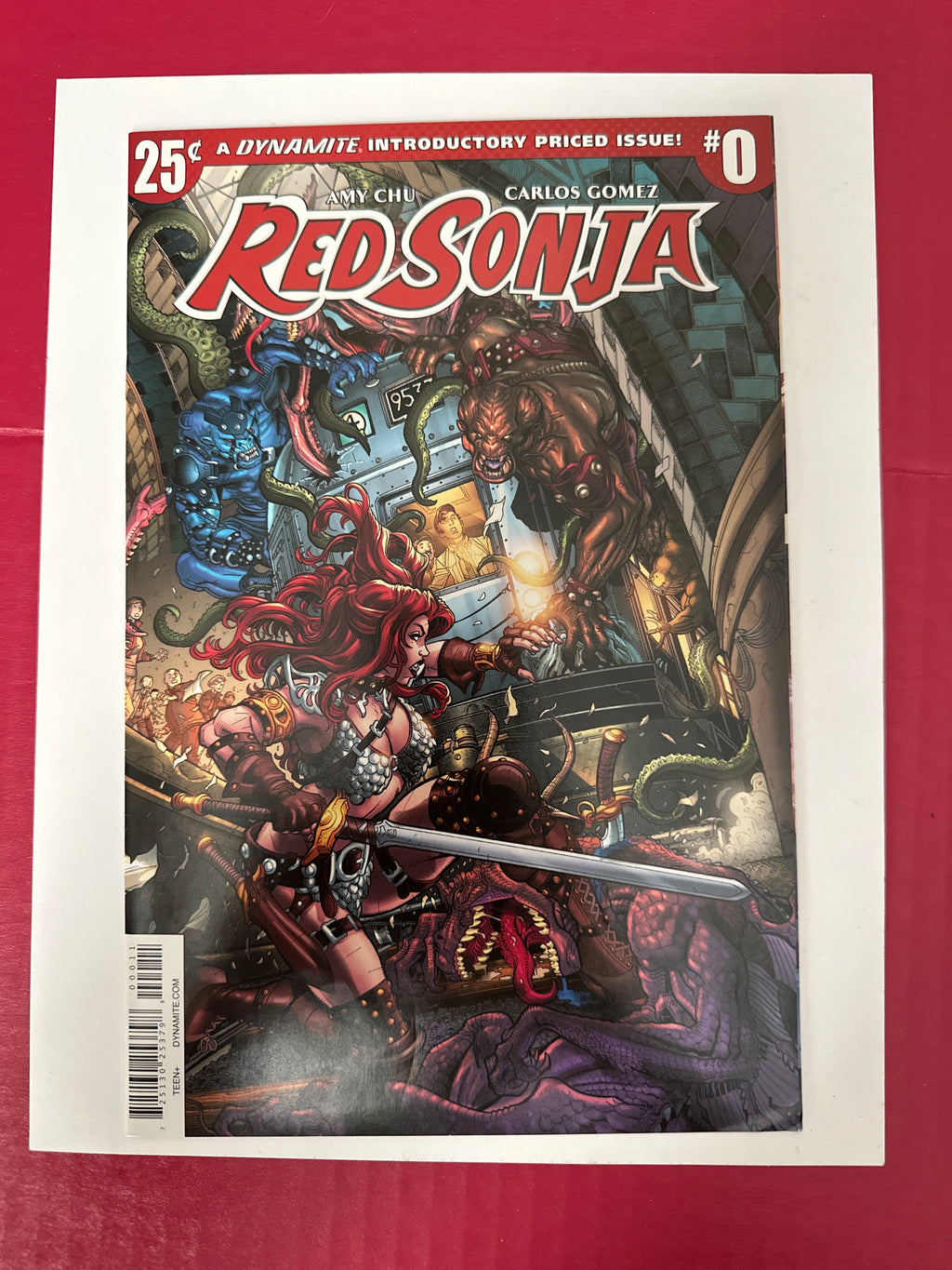Red Sonja, Vol. 4 #0A (Dynamite Entertainment 2016) by Ugly Monkey Comics