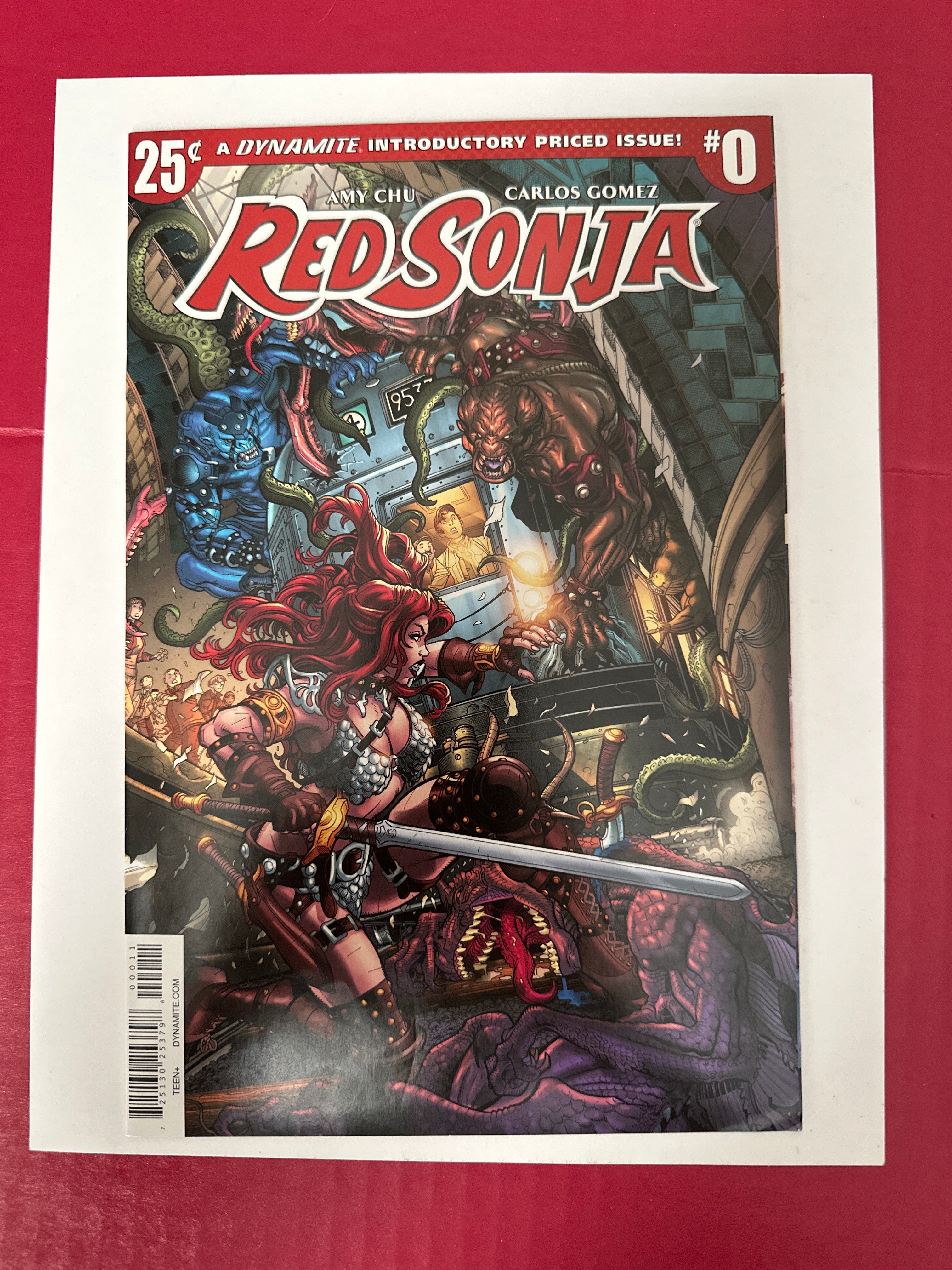 Red Sonja, Vol. 4 #0A (Dynamite Entertainment 2016) by Ugly Monkey Comics