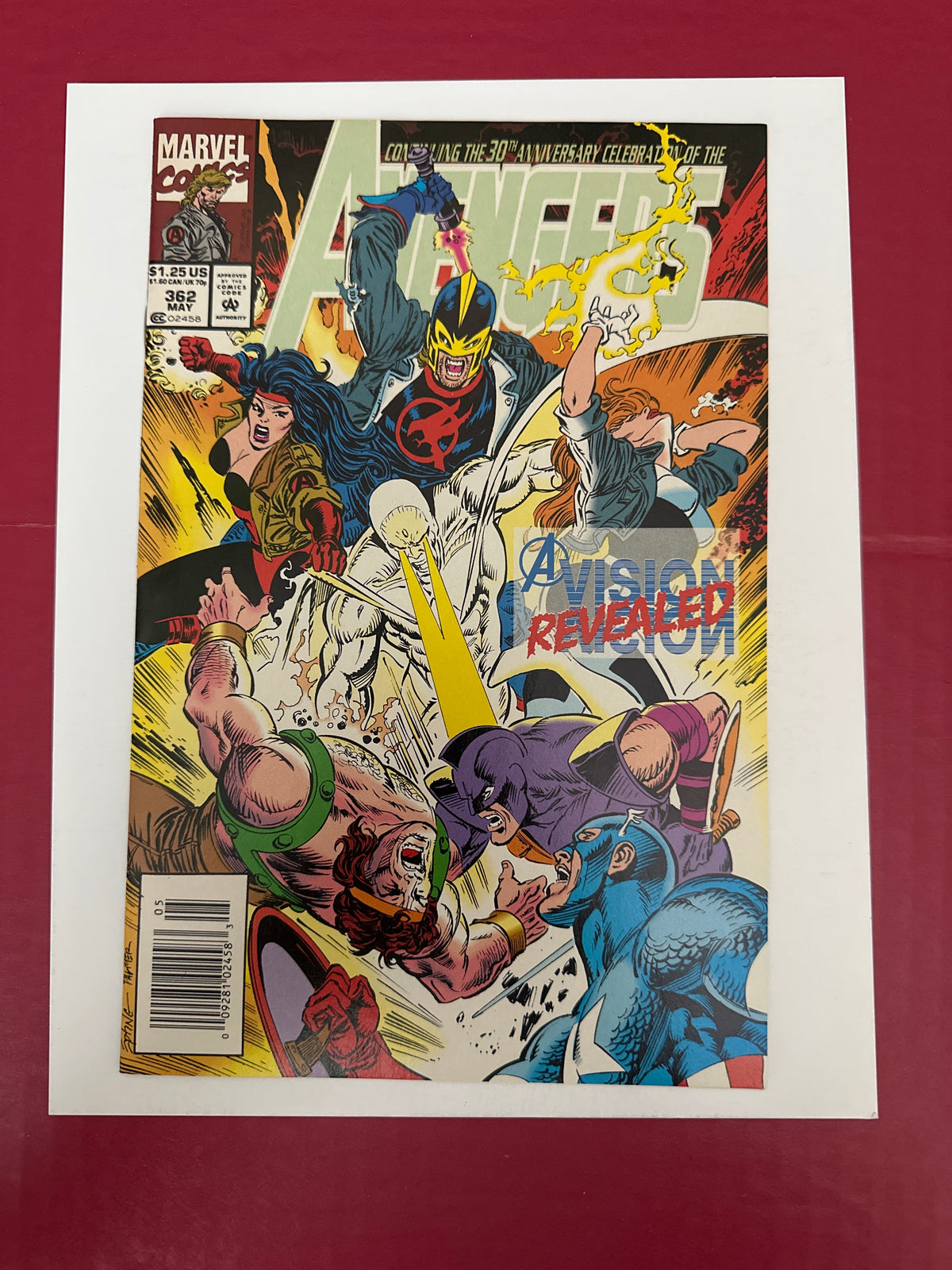 The Avengers, Vol. 1 #362B (Marvel Comics 1993) Newsstand Edition by Ugly Monkey Comics