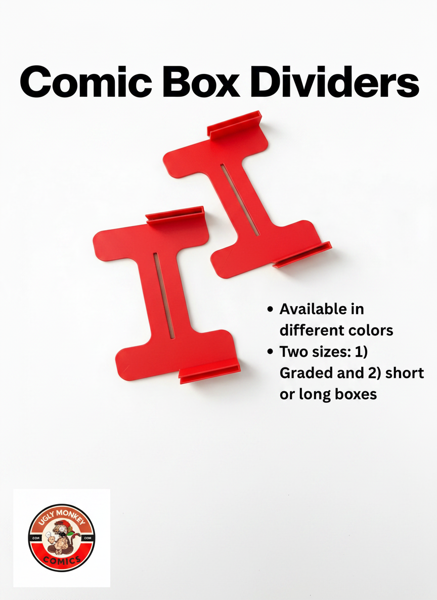 Premium Comic Box Dividers – Stabilize, Separate & Protect Your Collection by Ugly Monkey Comics