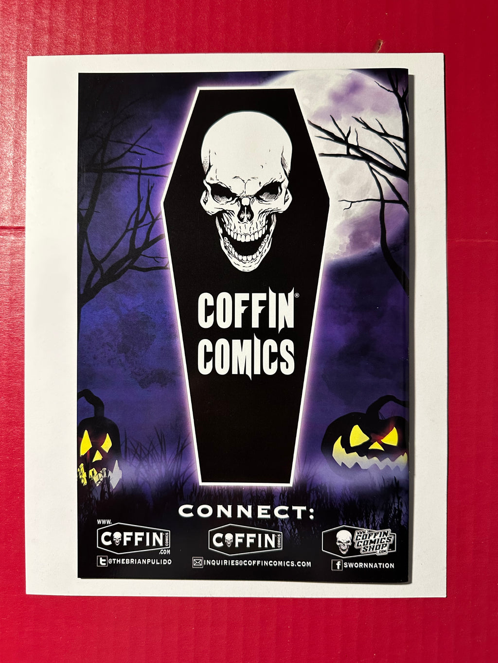 Hellwitch: The Forsaken #1CF-AI (Coffin Comics 2024) David Harrigan Risque Pumpkin Rider Variant (Ltd. 125) by Ugly Monkey Comics