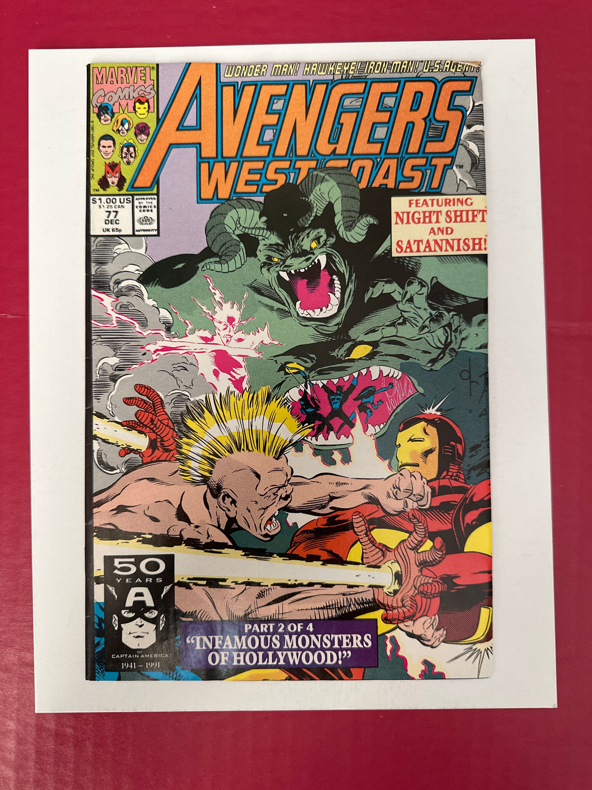 The West Coast Avengers, Vol. 2 #77A (Marvel Comics 1991) Direct Edition by Ugly Monkey Comics