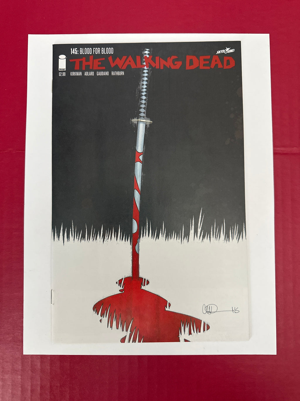 The Walking Dead #145 (Image Comics 2015) Charlie Adlard & Dave Stewart Cover by Ugly Monkey Comics