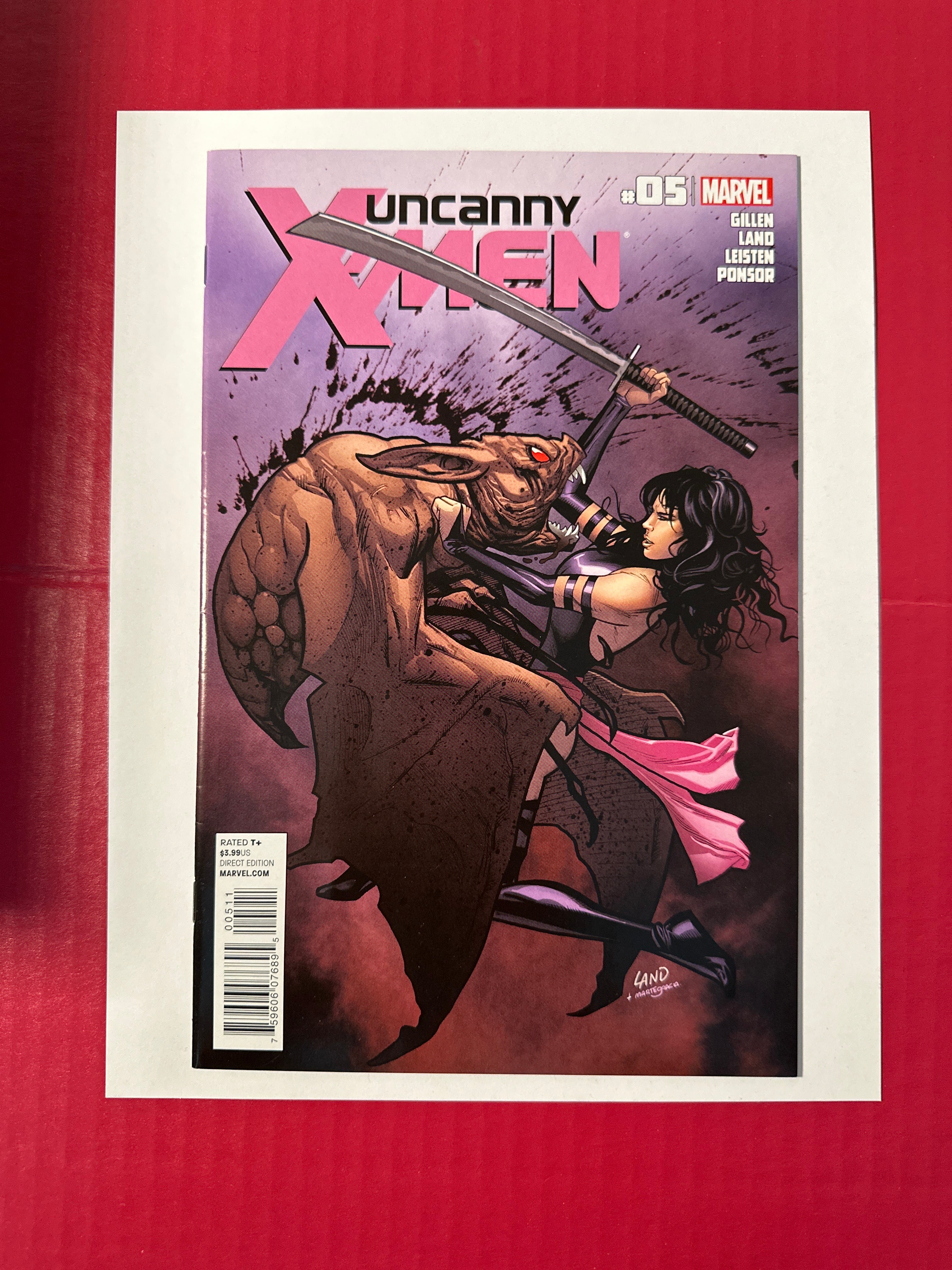 Uncanny X-Men, Vol. 2 #5 (Marvel Comics 2012) Greg Land Regular Cover by Ugly Monkey Comics