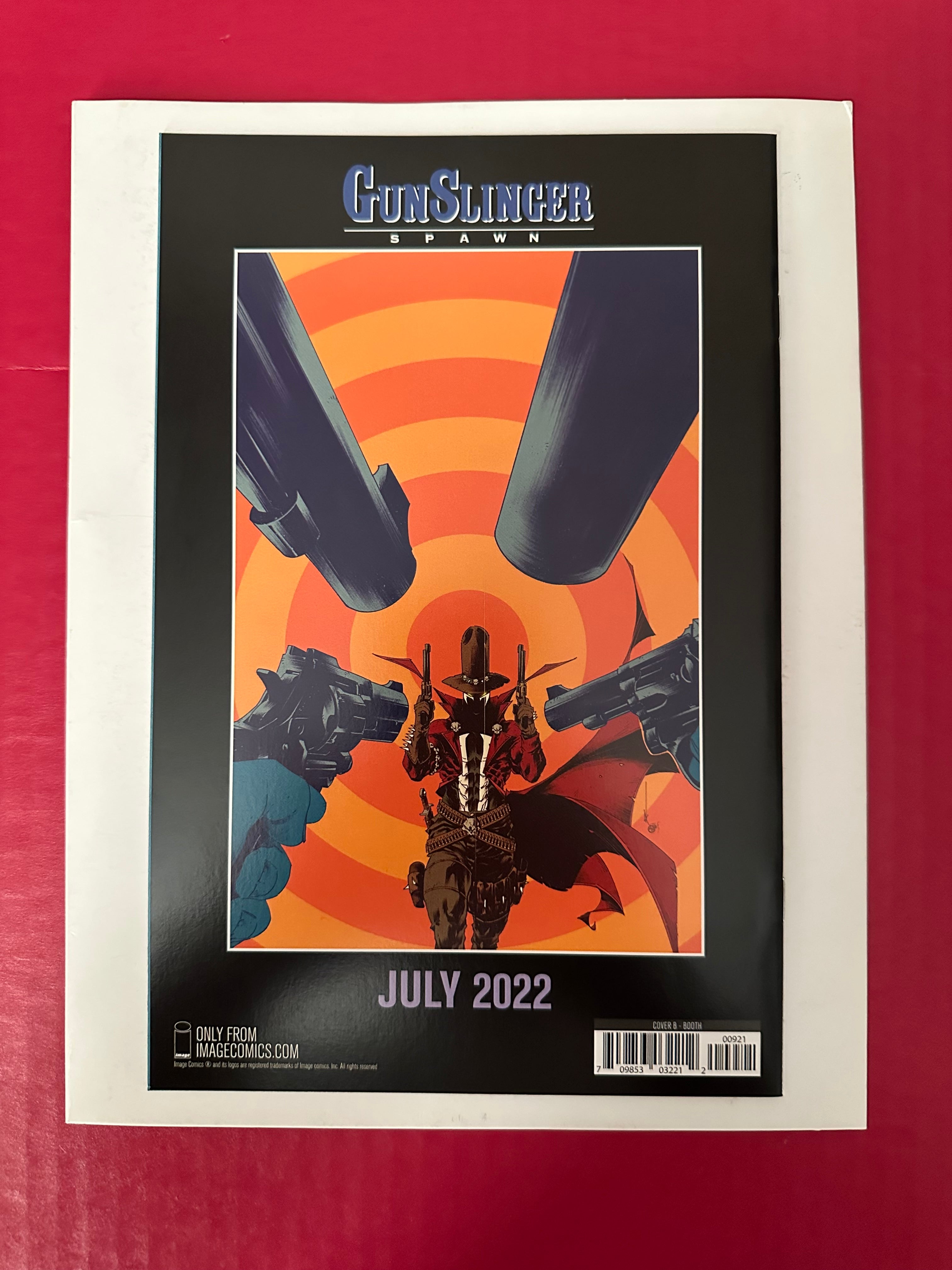 Gunslinger Spawn #9B (2022) Brett Booth Cover by Ugly Monkey Comics