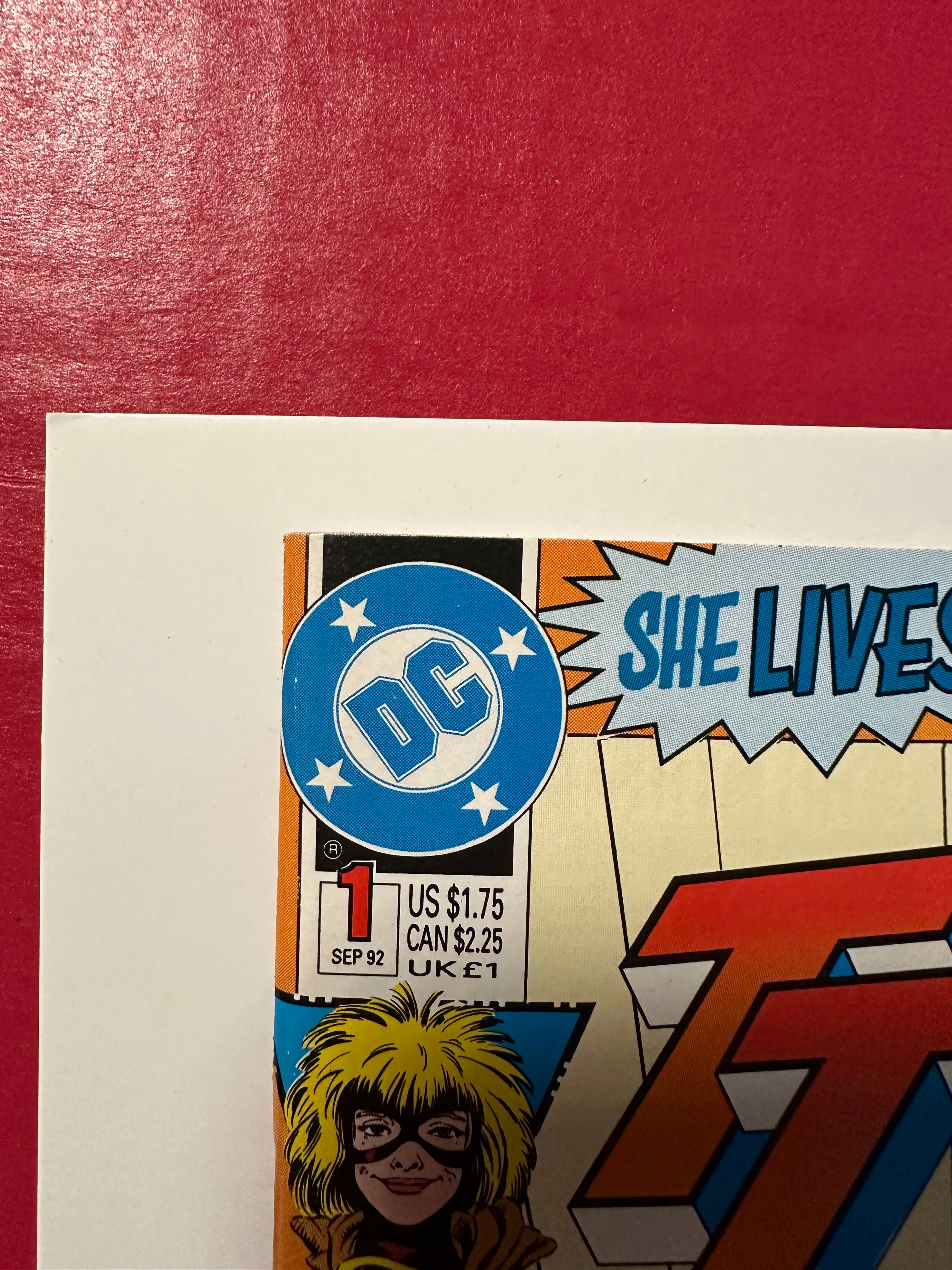 Team Titans #1 (1992) Key Signed by Marv Wolfman