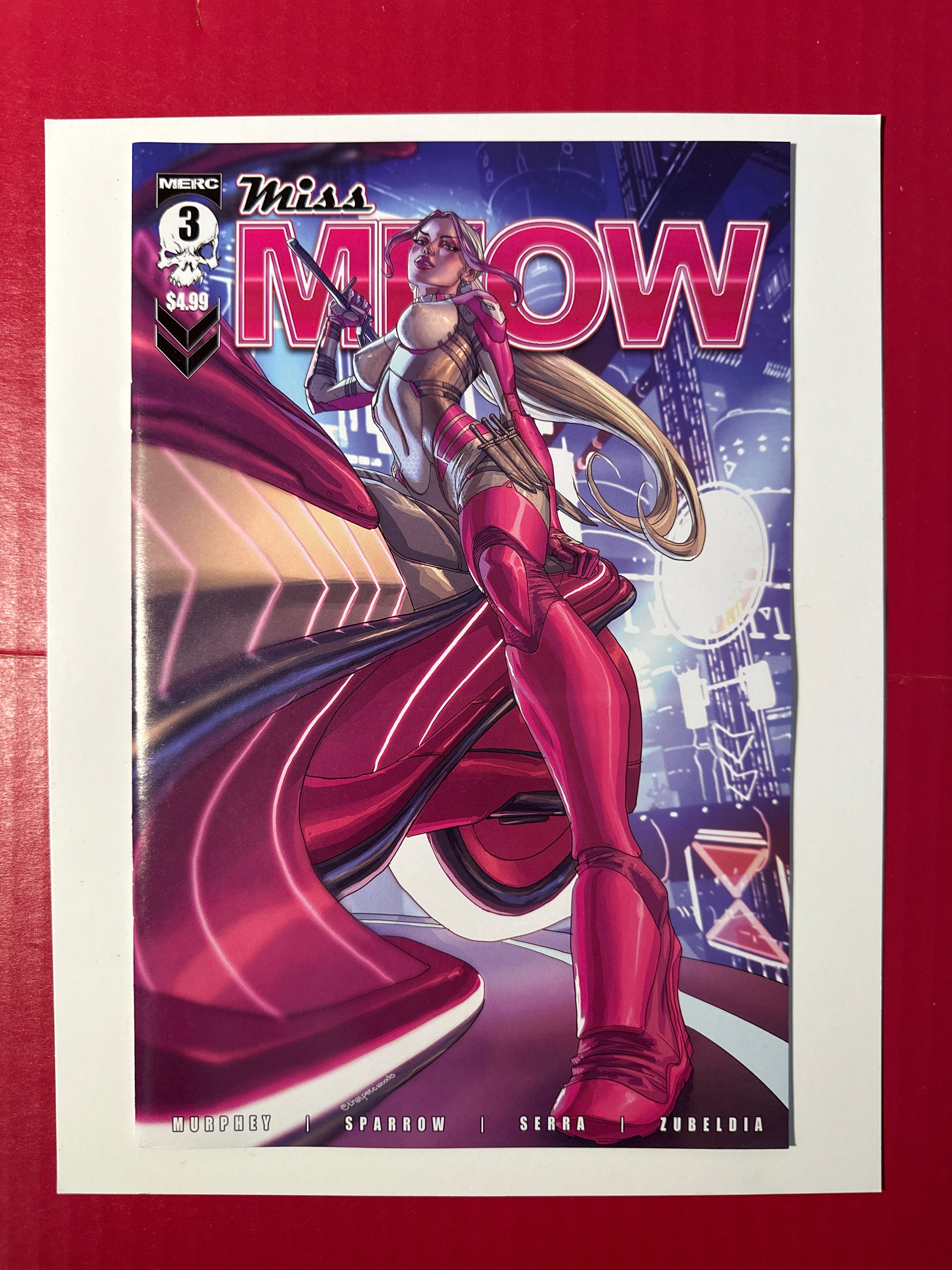 Miss Meow, Vol. 2 #3 (Merc Publishing 2022) 2nd Printing Pete Woods by Ugly Monkey Comics