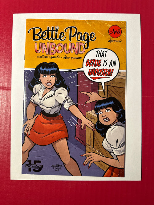 Bettie Page: Unbound #8C (Dynamite Entertainment 2019) by Ugly Monkey Comics