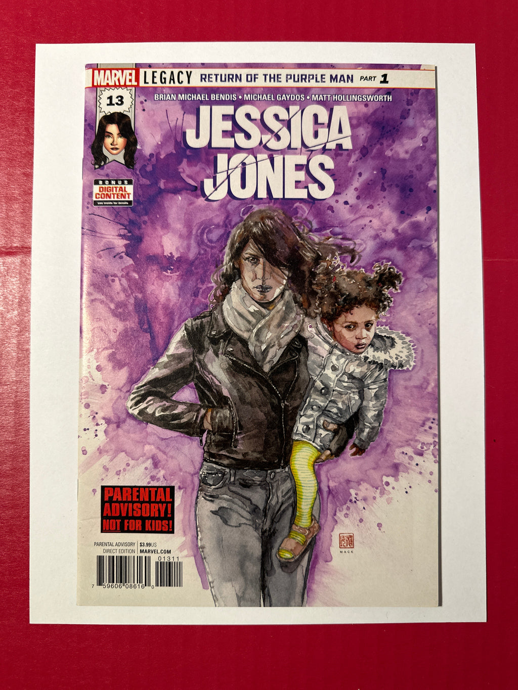 Jessica Jones #13 (Marvel Comics 2017) David Mack Regular by Ugly Monkey Comics
