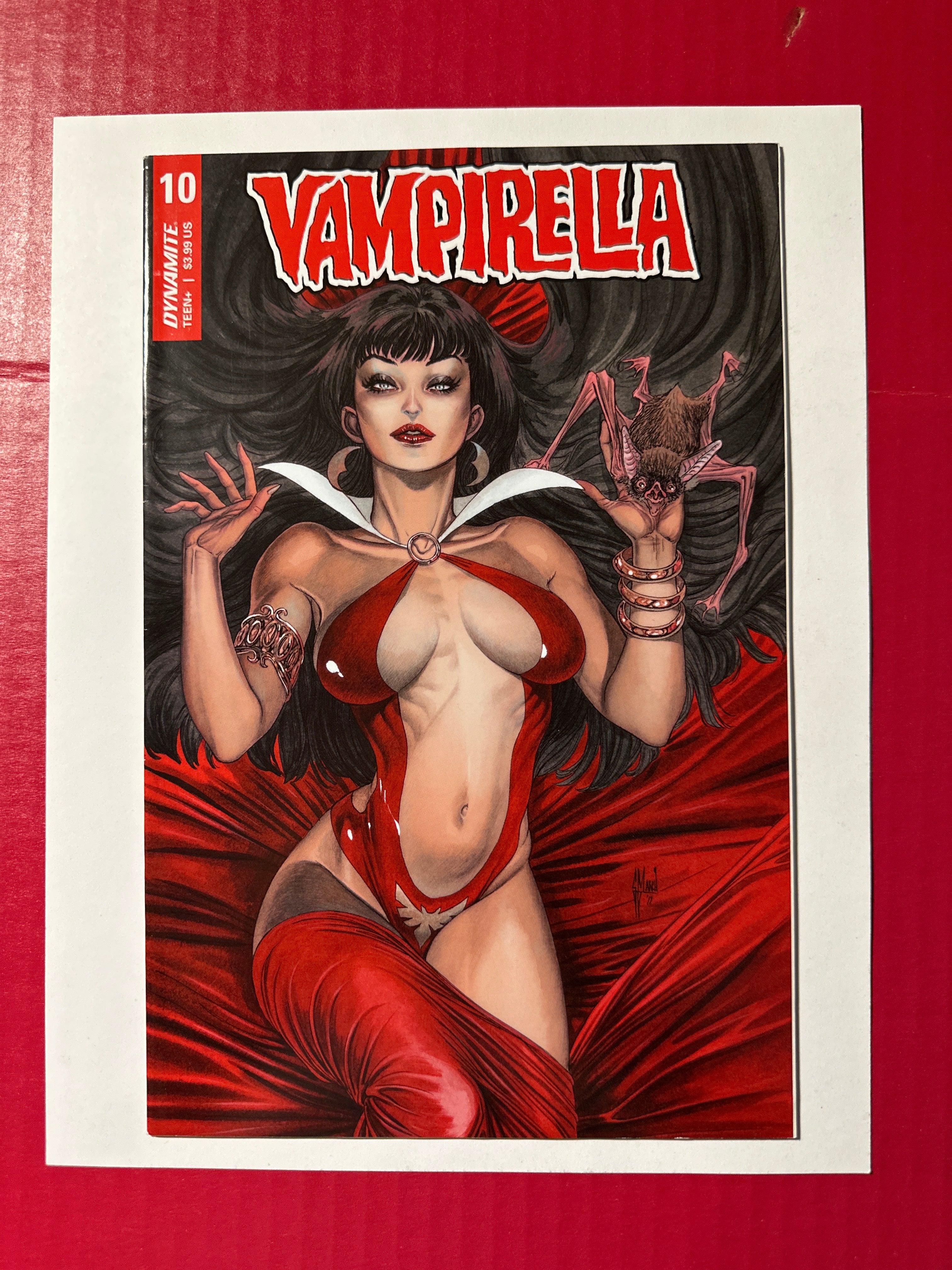Vampirella, Vol. 6 #10B (Dynamite Entertainment 2020) Guillem March Cover by Ugly Monkey Comics