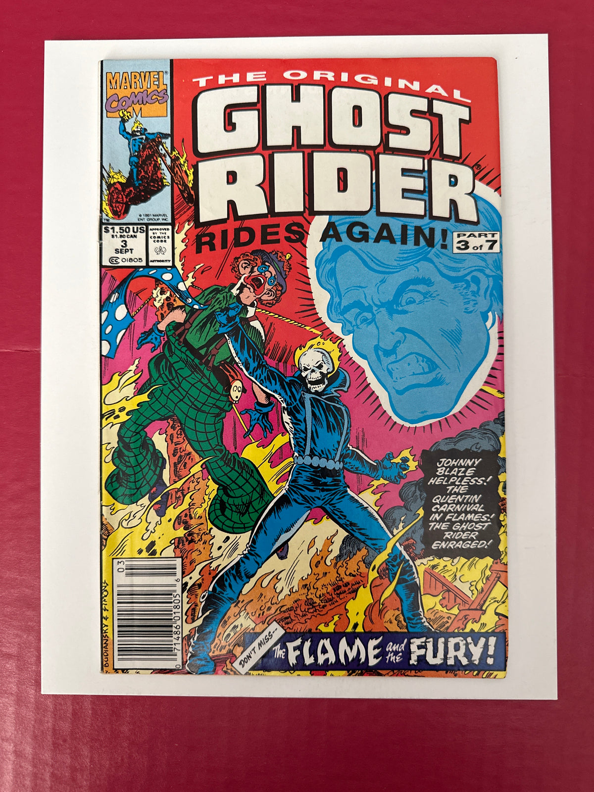 The Original Ghost Rider Rides Again #3B (Marvel Comics 1991) by Ugly Monkey Comics