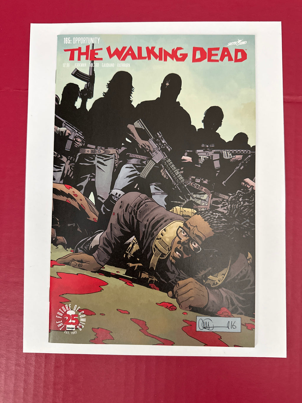 The Walking Dead #165 (Image Comics 2017) Charlie Adlard & Dave Stewart Cover by Ugly Monkey Comics