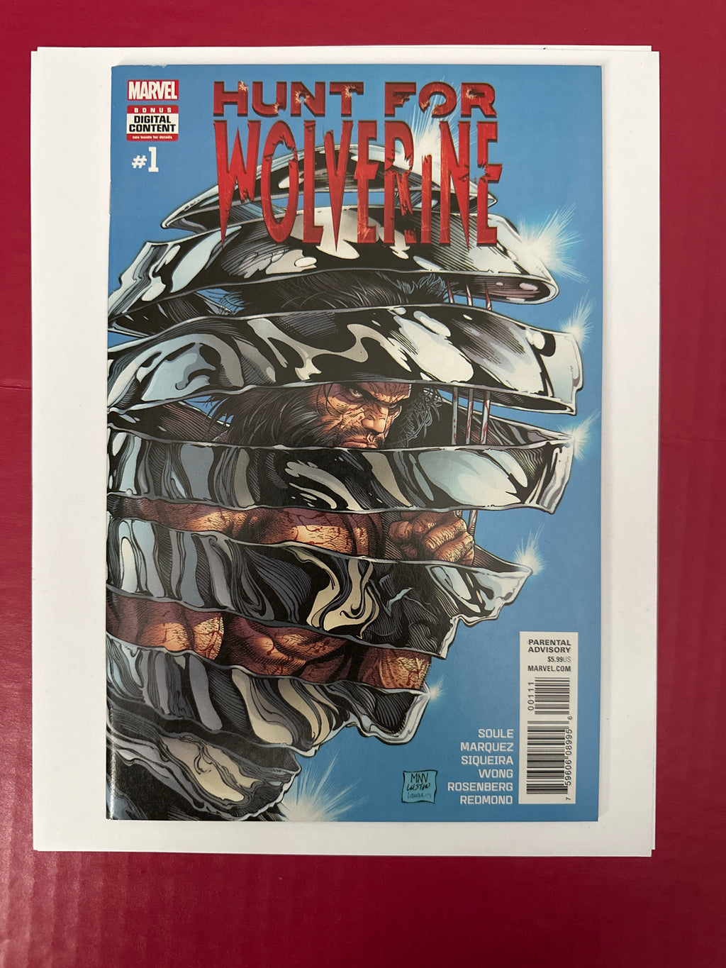 The Hunt for Wolverine #1A (2018 Marvel Comics) by Ugly Monkey Comics