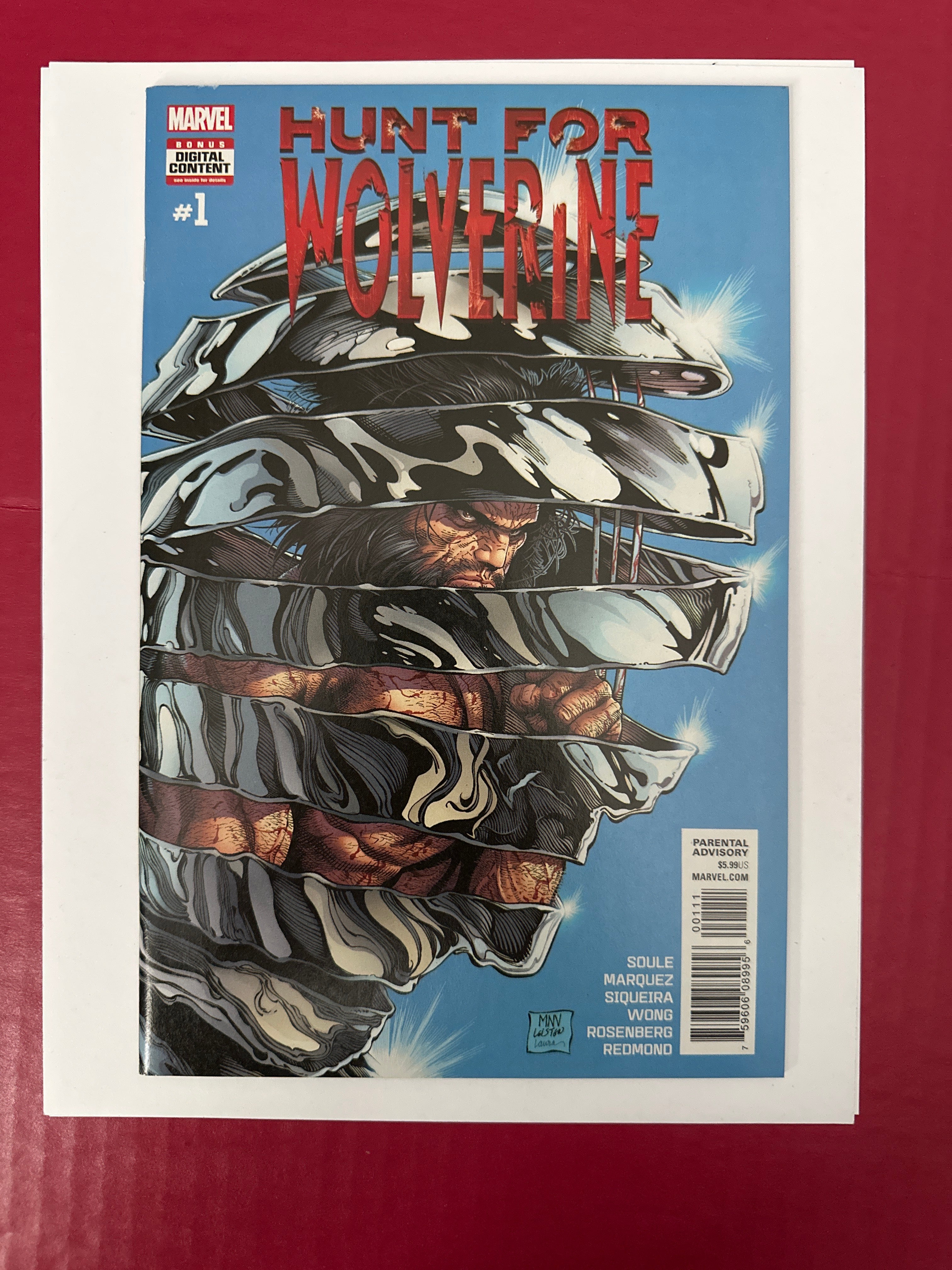 The Hunt for Wolverine #1A (2018 Marvel Comics) by Ugly Monkey Comics