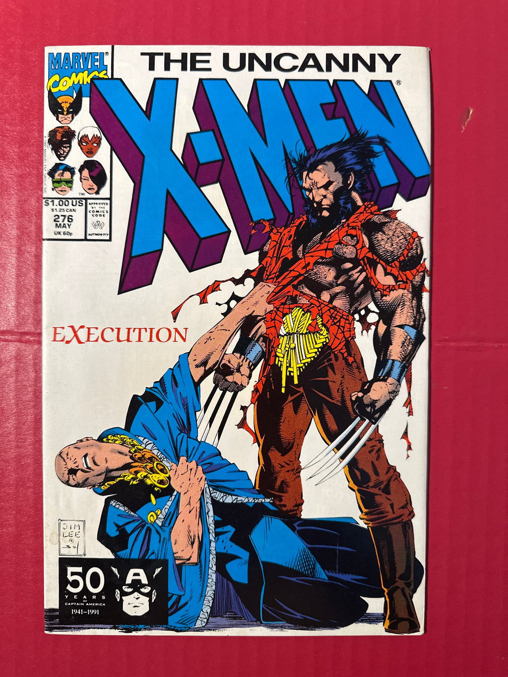 The Uncanny X-Men, Vol. 1 #276 (Marvel Comics 1991) Direct Edition by Ugly Monkey Comics