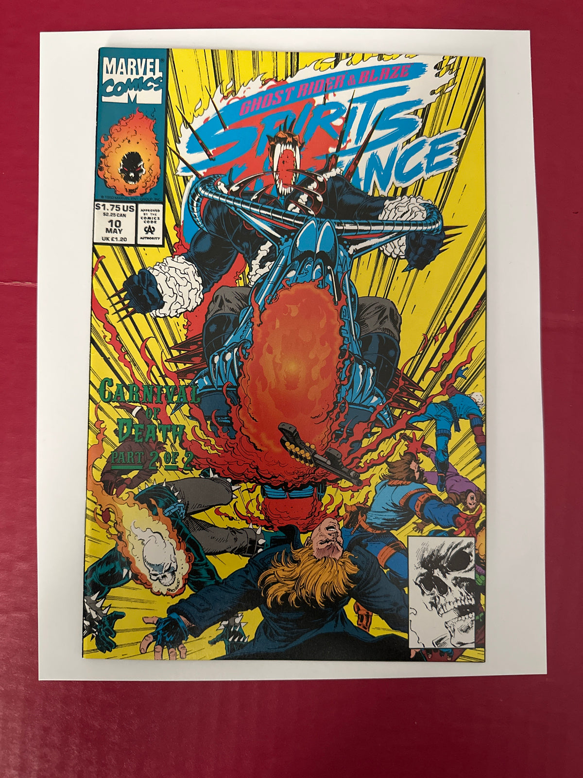 Ghost Rider / Blaze: Spirits of Vengeance #10A (Marvel Comics 1993) by Ugly Monkey Comics
