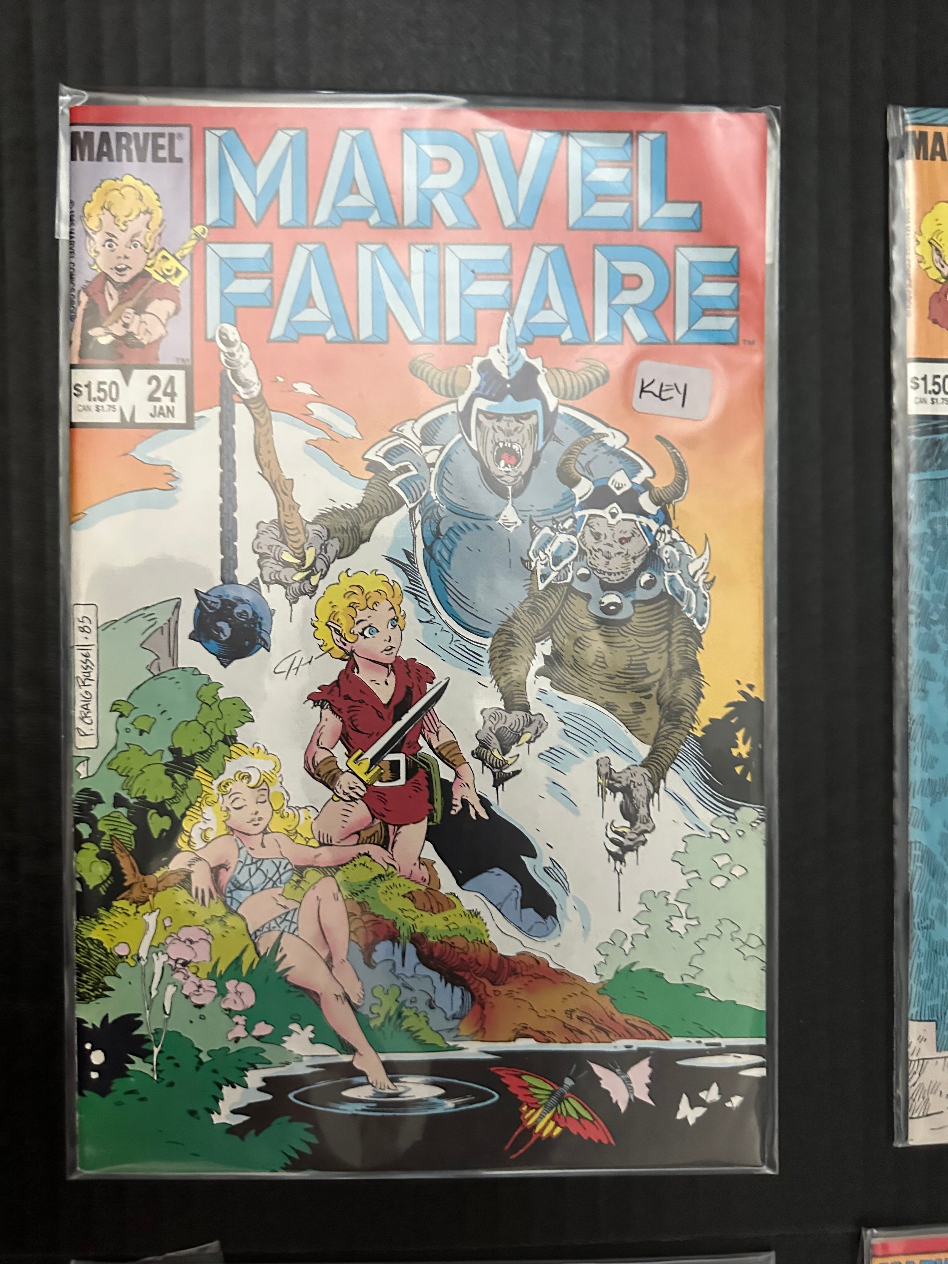 Lot of 33 Marvel Fanfare comics (1982 - 1988) 3 Key Issues by Ugly Monkey Comics